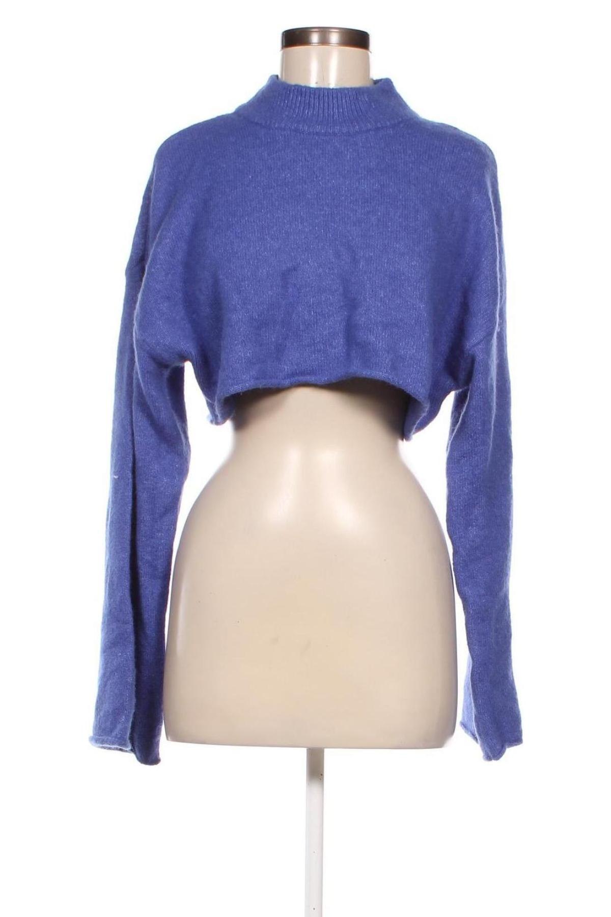 Дамски пуловер Monki, Размер S, Цвят Син, Цена 12,25 лв.