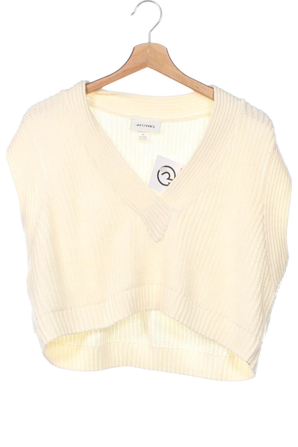 Дамски пуловер Monki, Размер XS, Цвят Екрю, Цена 12,96 лв.