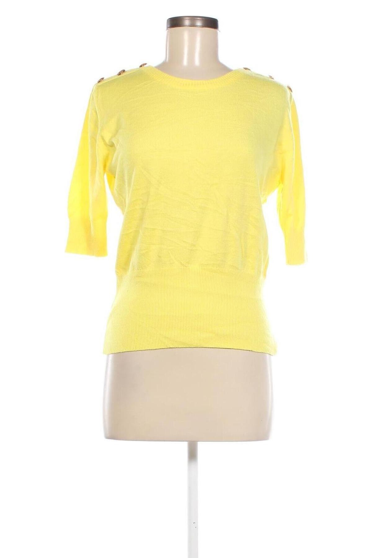 Γυναικείο πουλόβερ More & More, Μέγεθος S, Χρώμα Κίτρινο, Τιμή 24,93 €