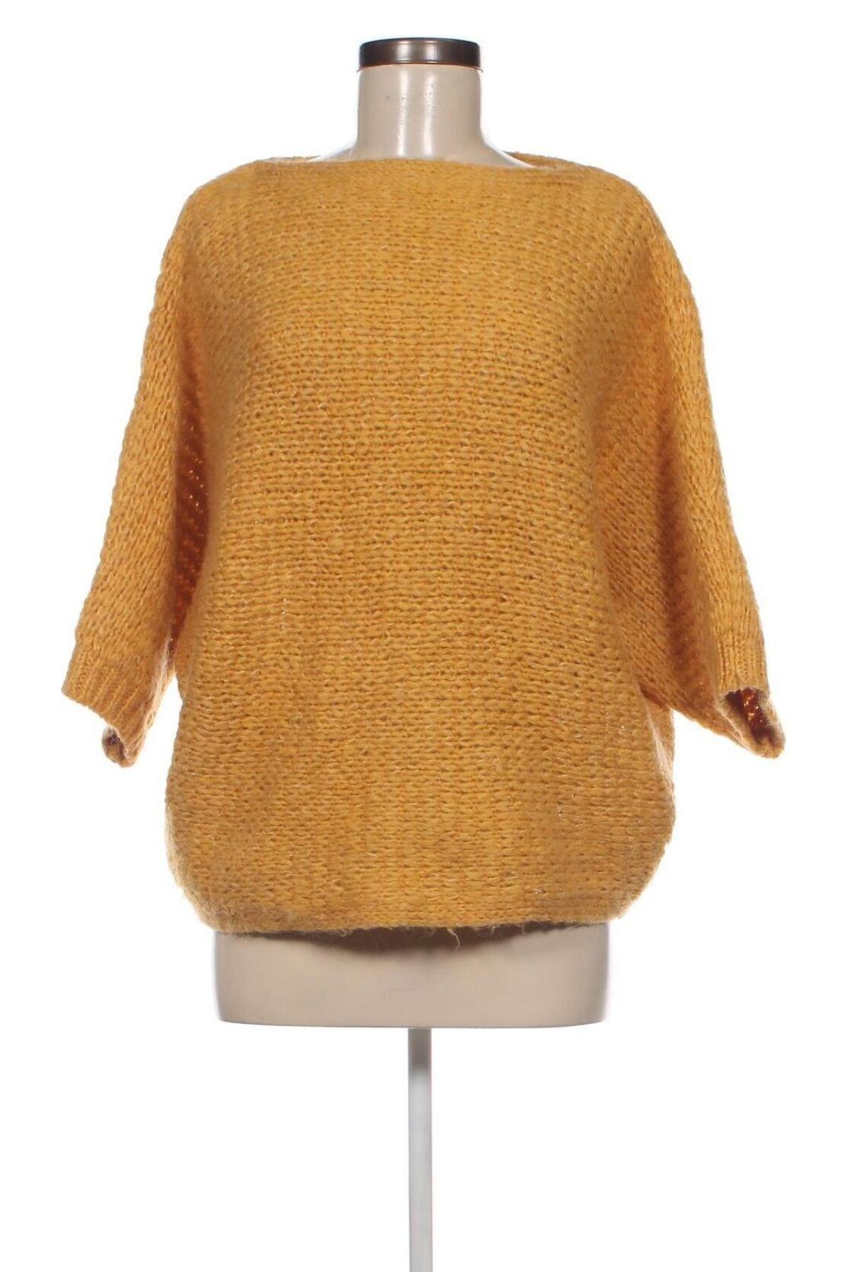 Дамски пуловер More & More, Размер M, Цвят Жълт, Цена 36,58 лв.