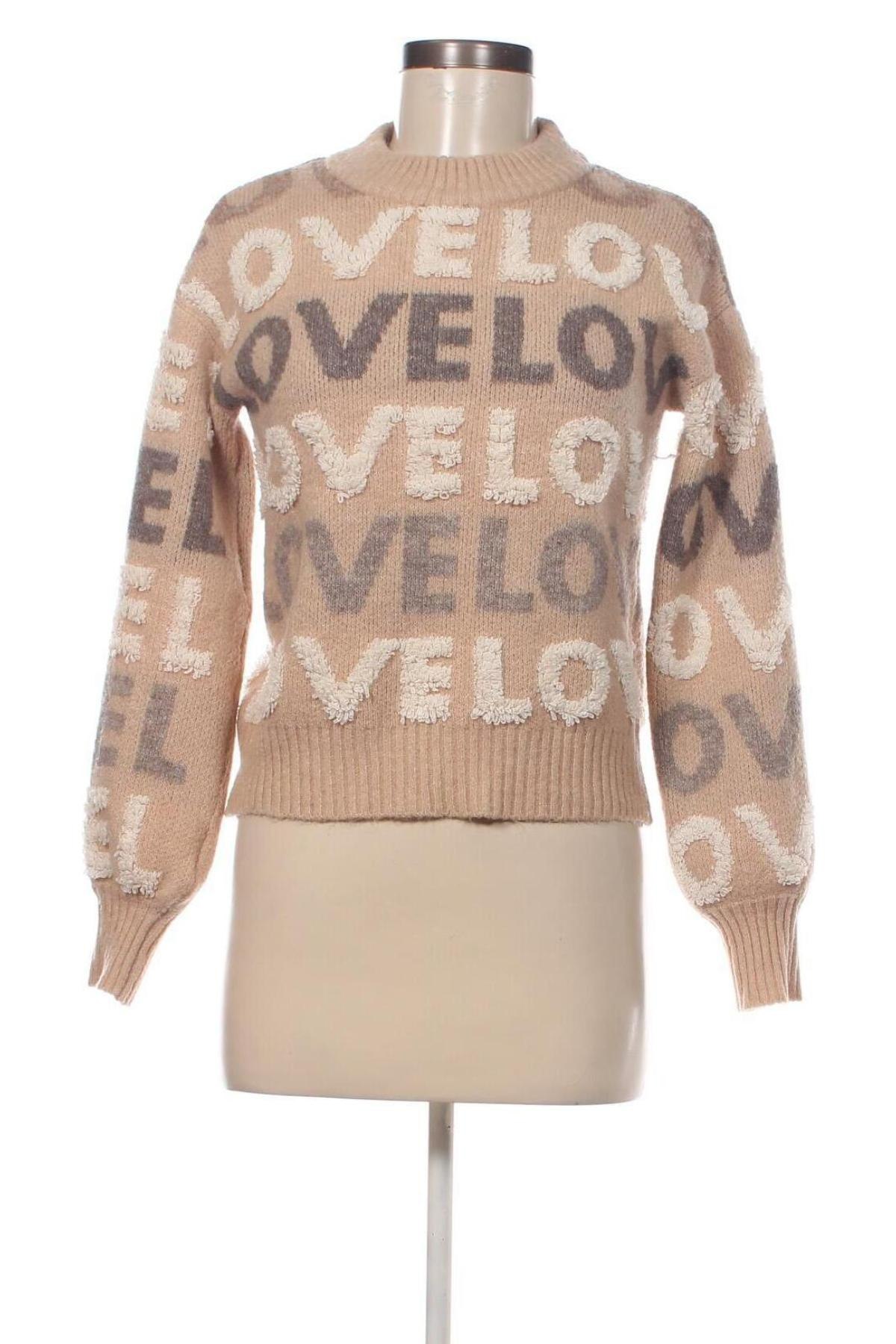 Γυναικείο πουλόβερ Nkd, Μέγεθος S, Χρώμα  Μπέζ, Τιμή 8,25 €