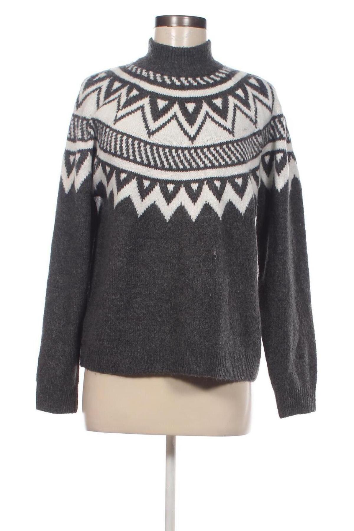 Γυναικείο πουλόβερ ONLY, Μέγεθος L, Χρώμα Γκρί, Τιμή 7,68 €