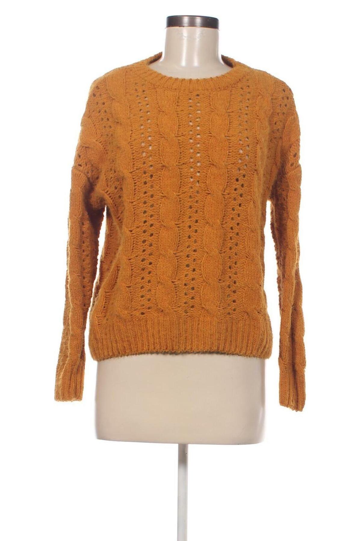 Дамски пуловер ONLY, Размер M, Цвят Жълт, Цена 14,04 лв.
