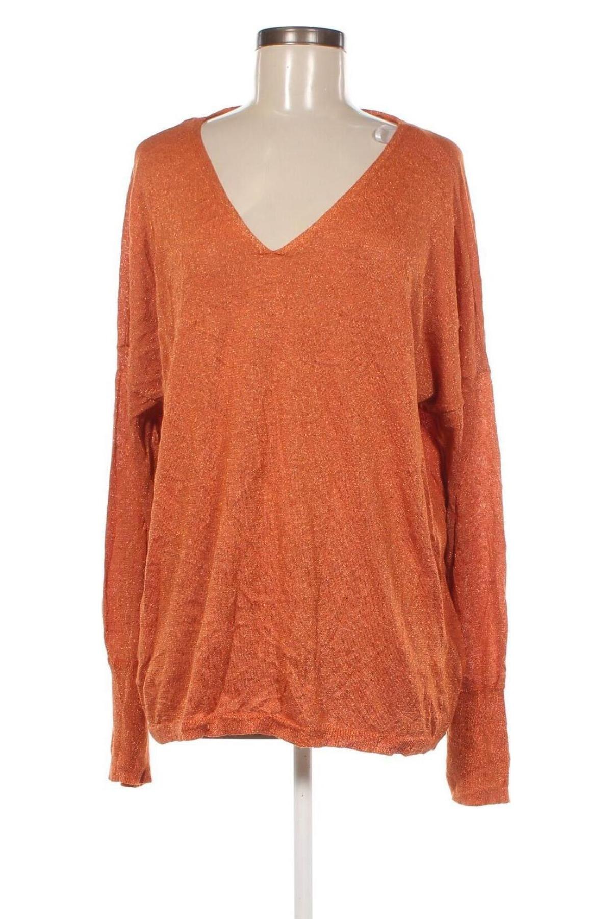 Damenpullover ONLY Carmakoma, Größe XL, Farbe Orange, Preis € 6,99