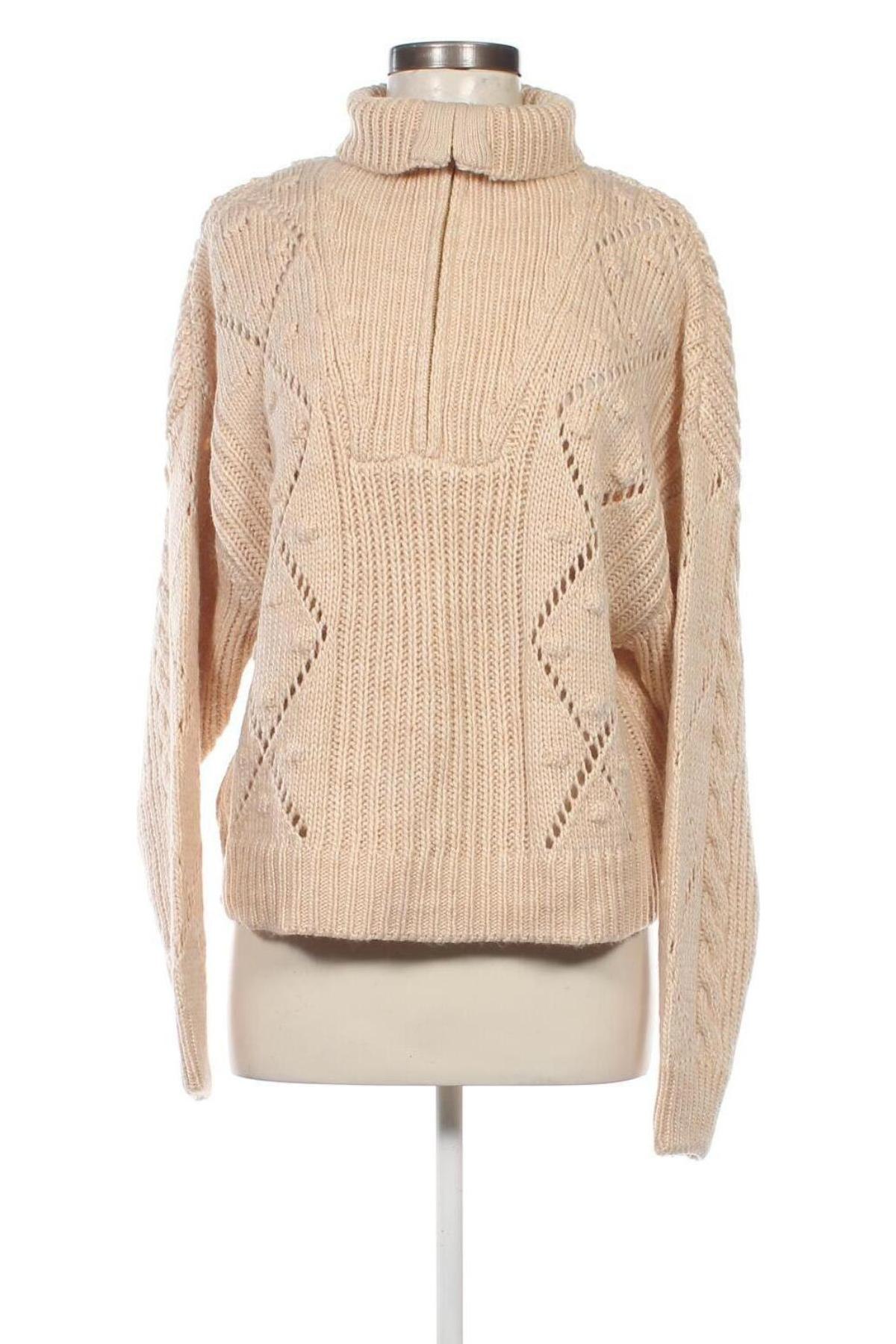 Damenpullover Object, Größe M, Farbe Beige, Preis 24,45 €