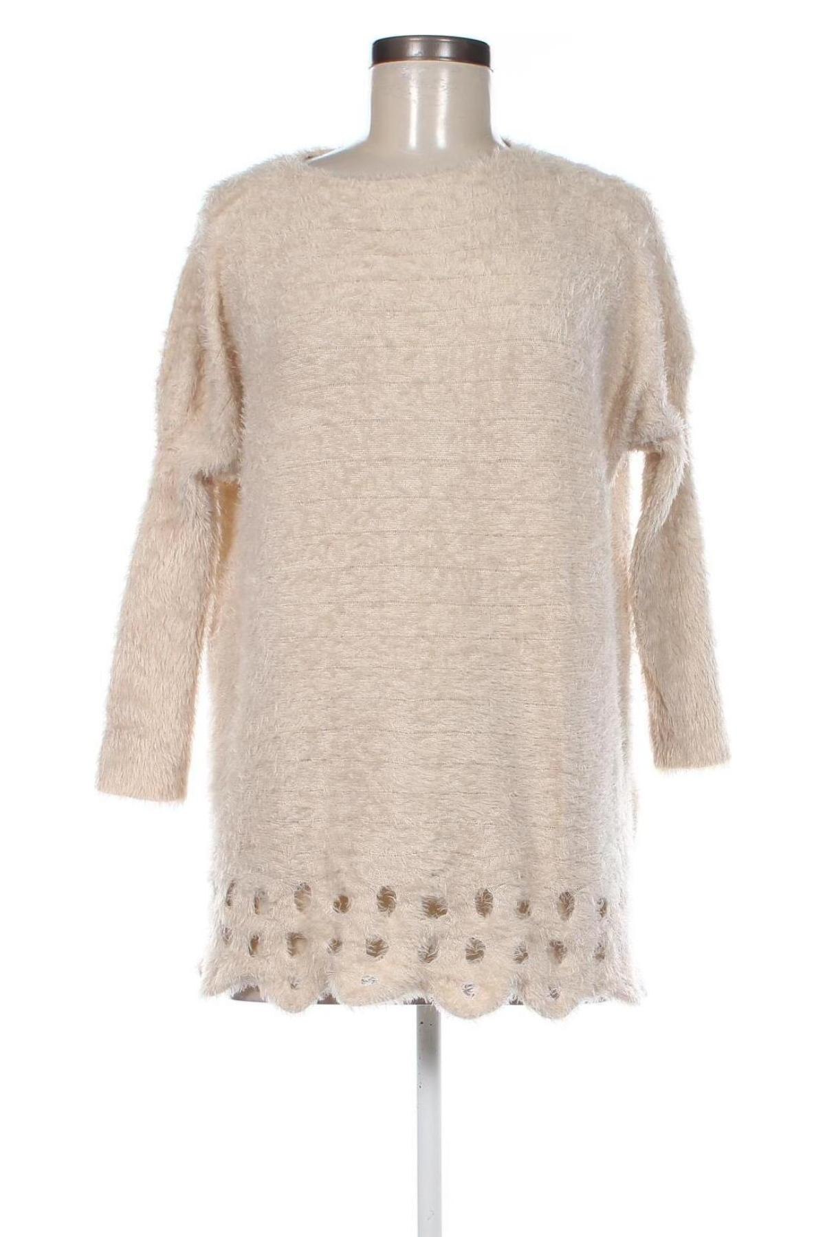 Damenpullover Olla Oh, Größe M, Farbe Beige, Preis 9,99 €