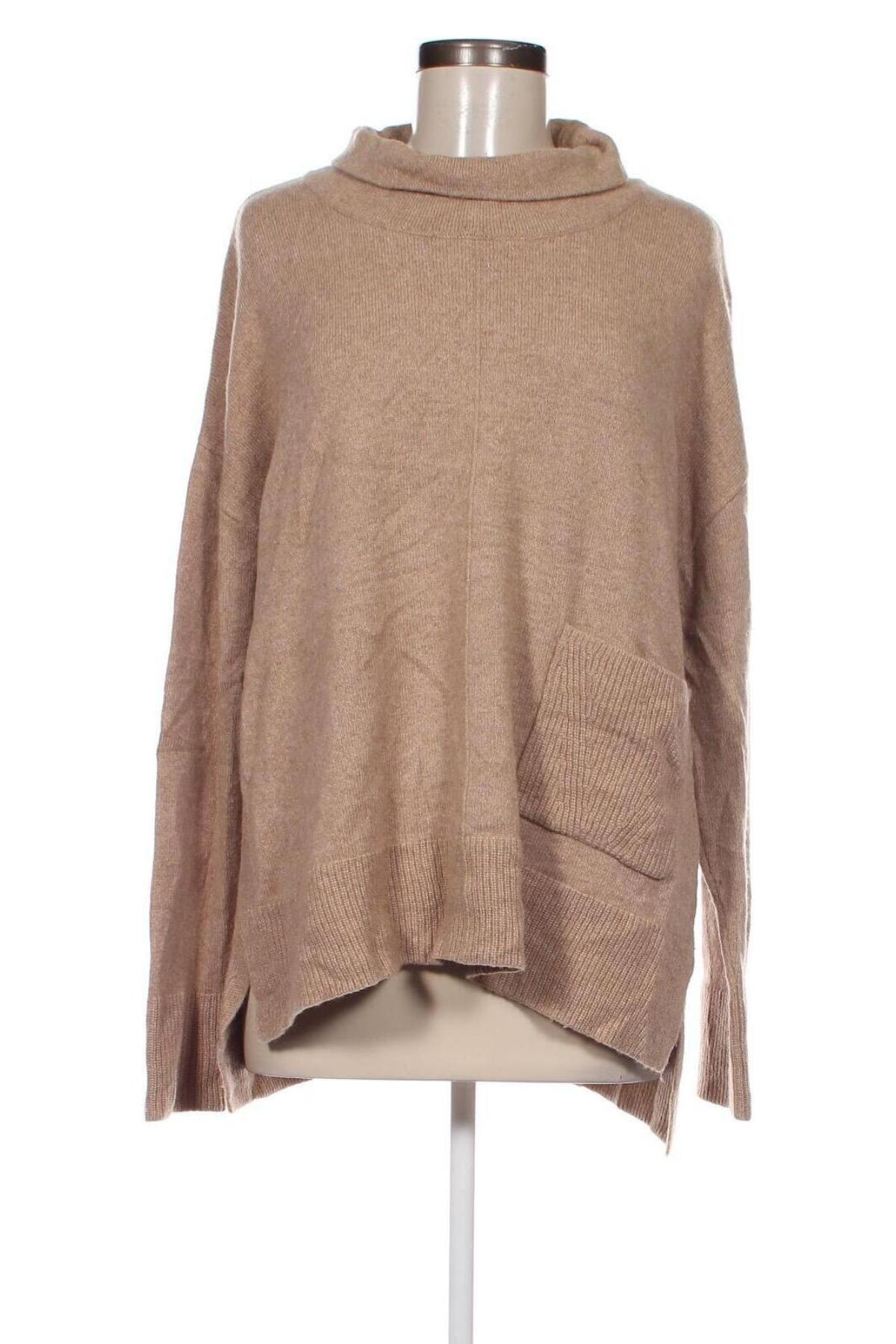 Γυναικείο πουλόβερ Oui, Μέγεθος L, Χρώμα  Μπέζ, Τιμή 26,85 €