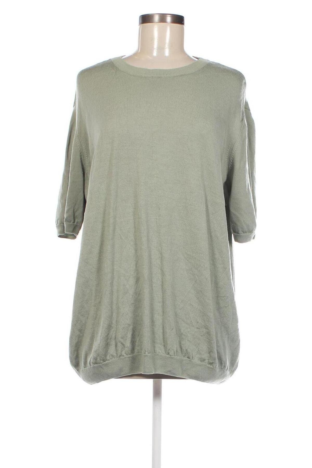 Дамски пуловер Peter Hahn, Размер XXL, Цвят Зелен, Цена 52,70 лв.