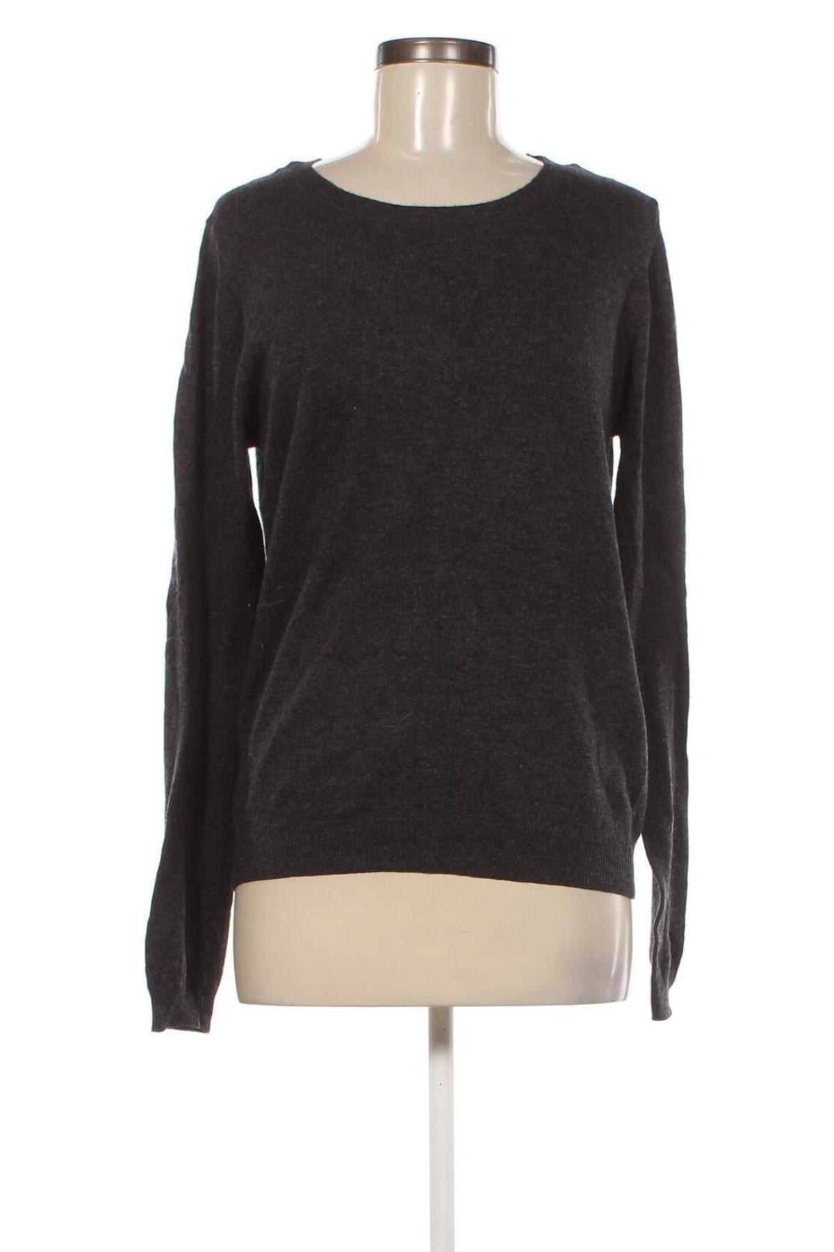 Γυναικείο πουλόβερ Pieces, Μέγεθος XXL, Χρώμα Γκρί, Τιμή 9,19 €