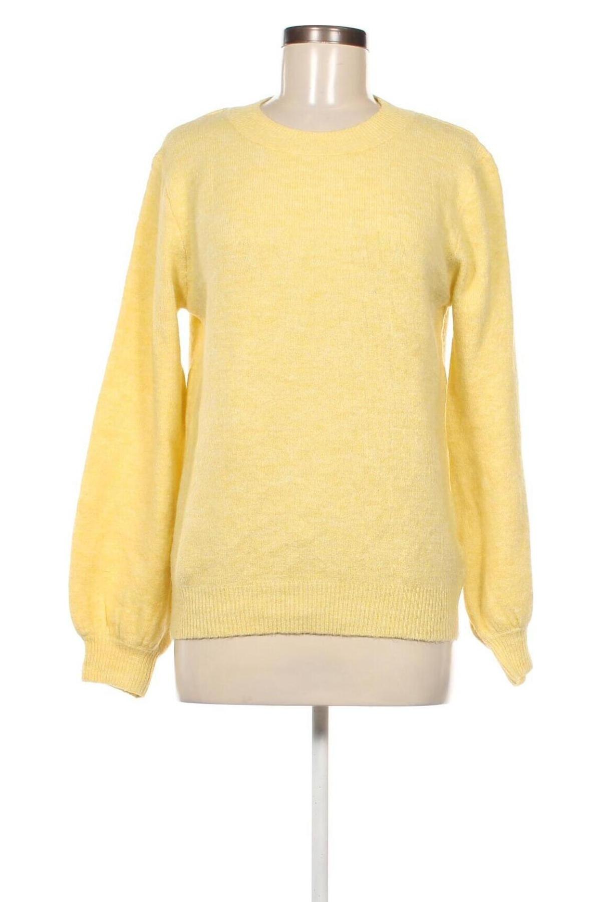 Damski sweter Pieces, Rozmiar M, Kolor Żółty, Cena 39,73 zł