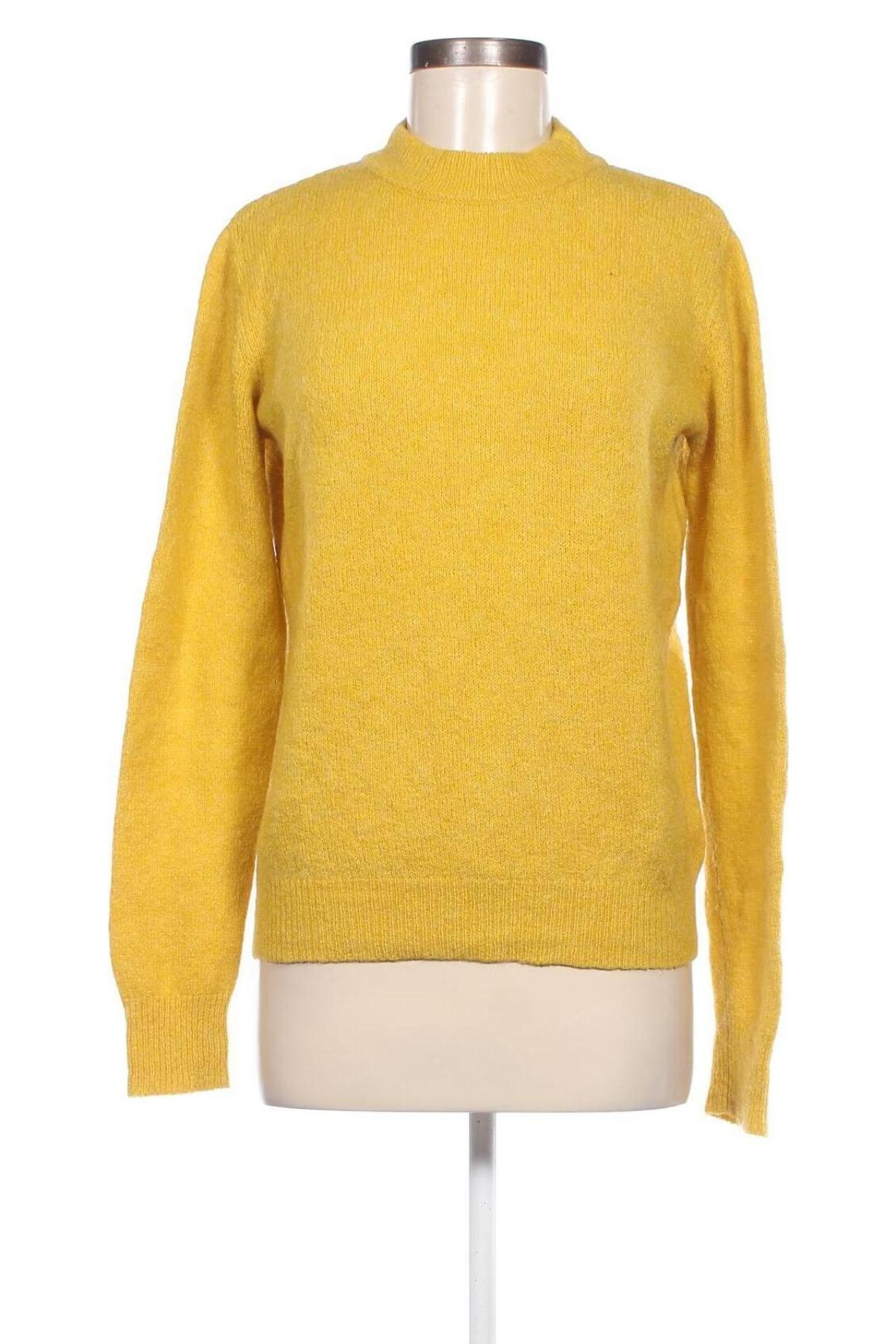 Damski sweter Pieces, Rozmiar M, Kolor Żółty, Cena 86,36 zł