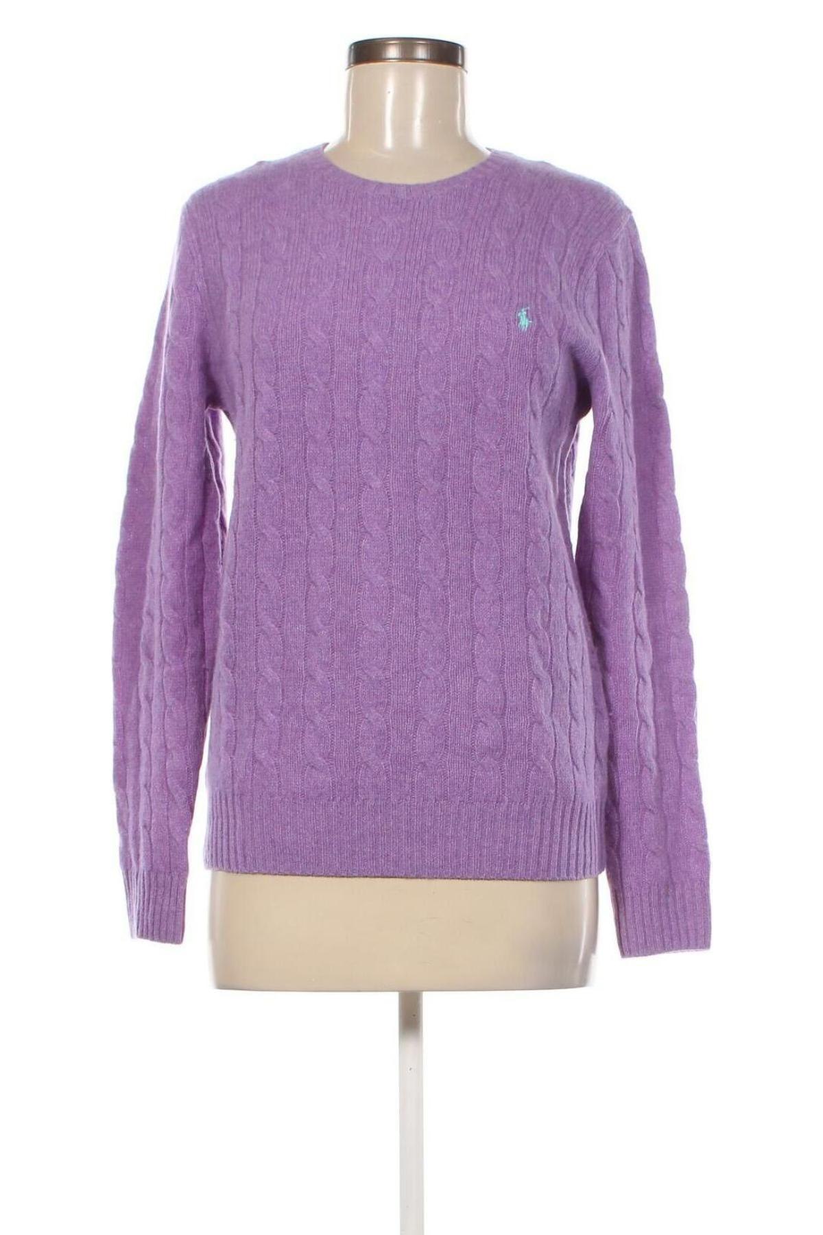 Дамски пуловер Polo By Ralph Lauren, Размер L, Цвят Лилав, Цена 205,10 лв.
