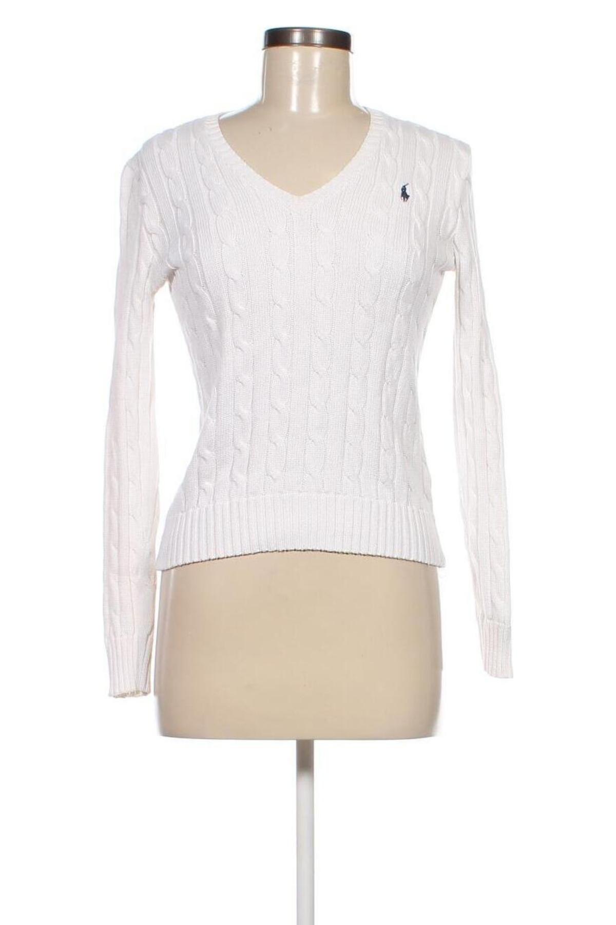 Damski sweter Polo By Ralph Lauren, Rozmiar XS, Kolor Biały, Cena 780,98 zł