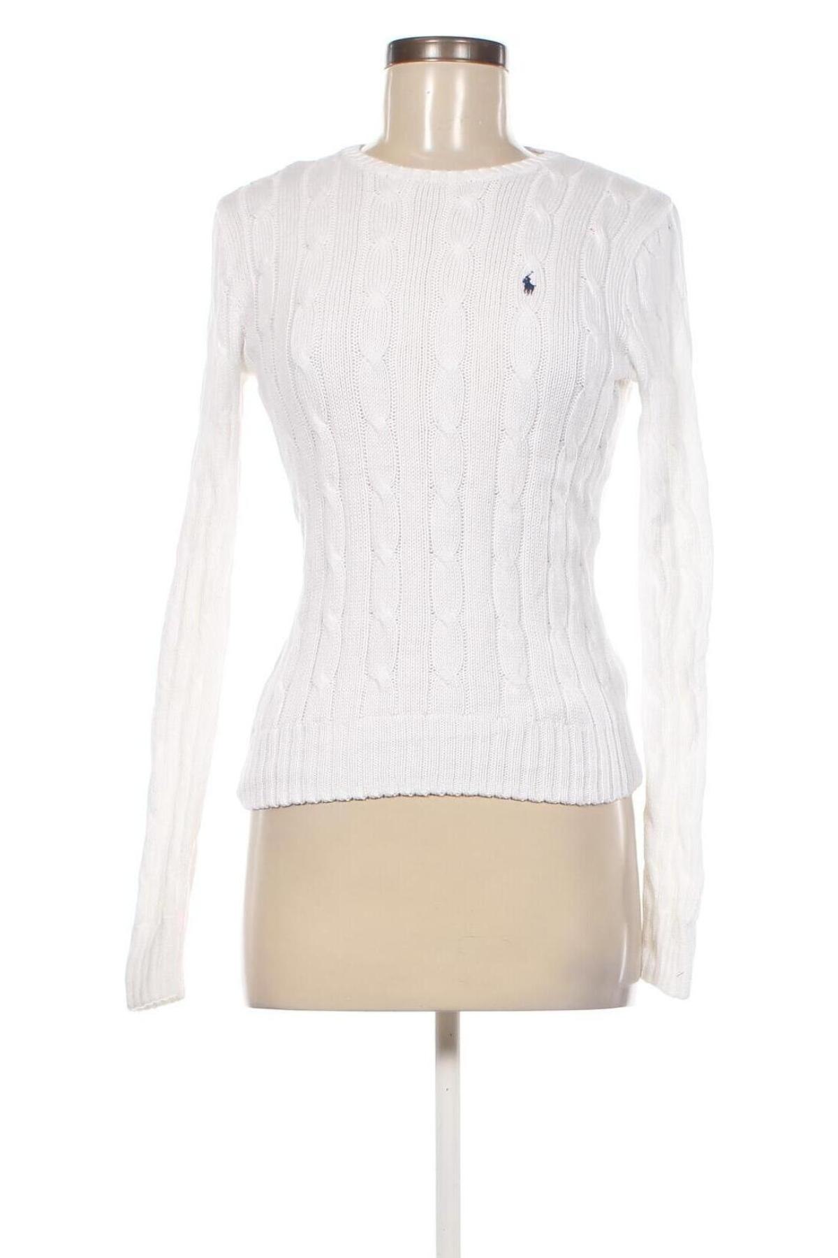 Γυναικείο πουλόβερ Polo By Ralph Lauren, Μέγεθος S, Χρώμα Λευκό, Τιμή 151,03 €