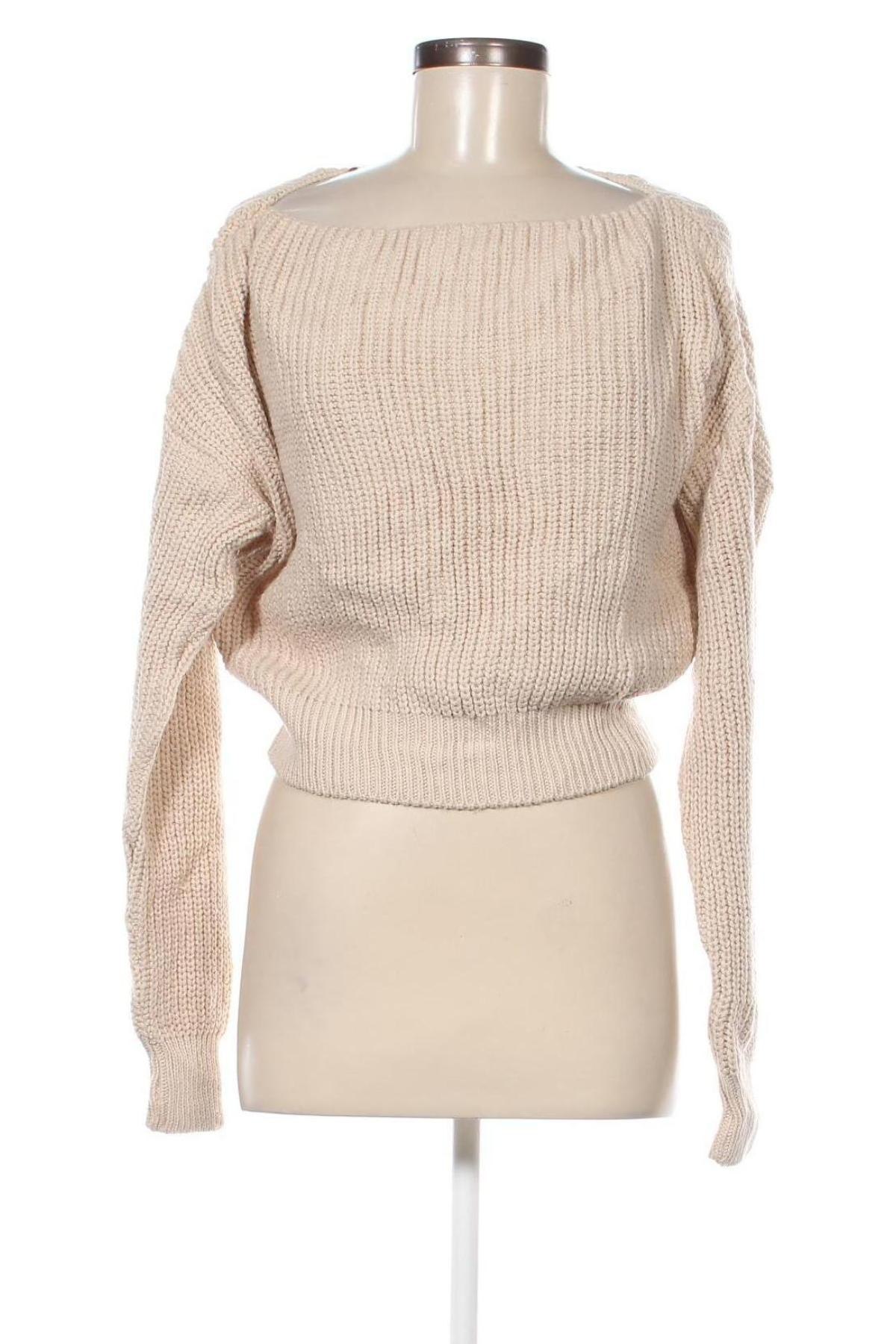 Damski sweter Pretty Little Thing, Rozmiar S, Kolor Beżowy, Cena 45,45 zł