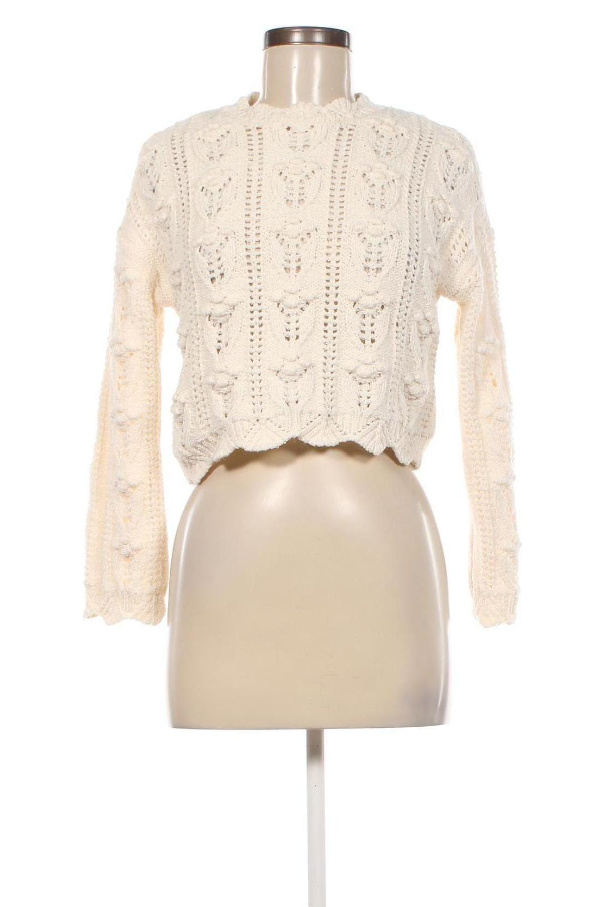 Γυναικείο πουλόβερ Primark, Μέγεθος M, Χρώμα Λευκό, Τιμή 8,25 €
