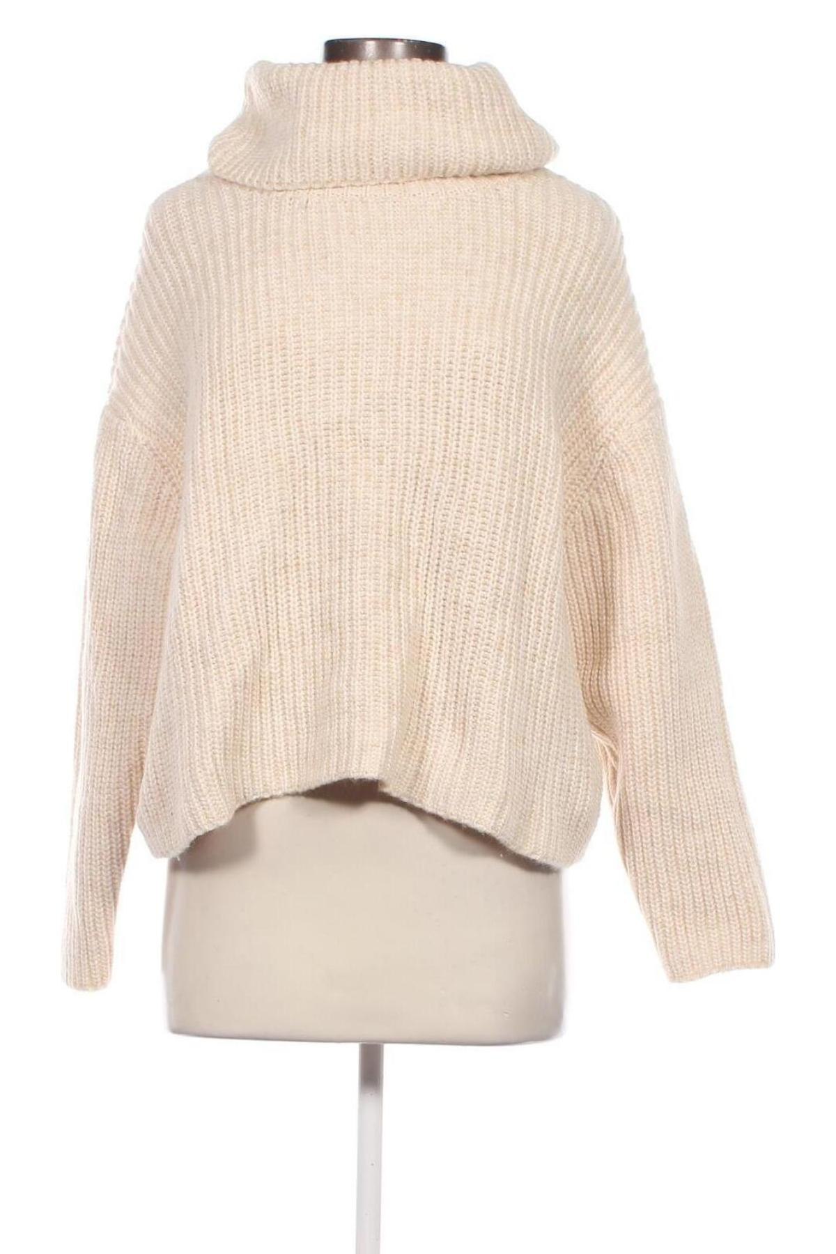 Γυναικείο πουλόβερ Pull&Bear, Μέγεθος M, Χρώμα  Μπέζ, Τιμή 18,26 €