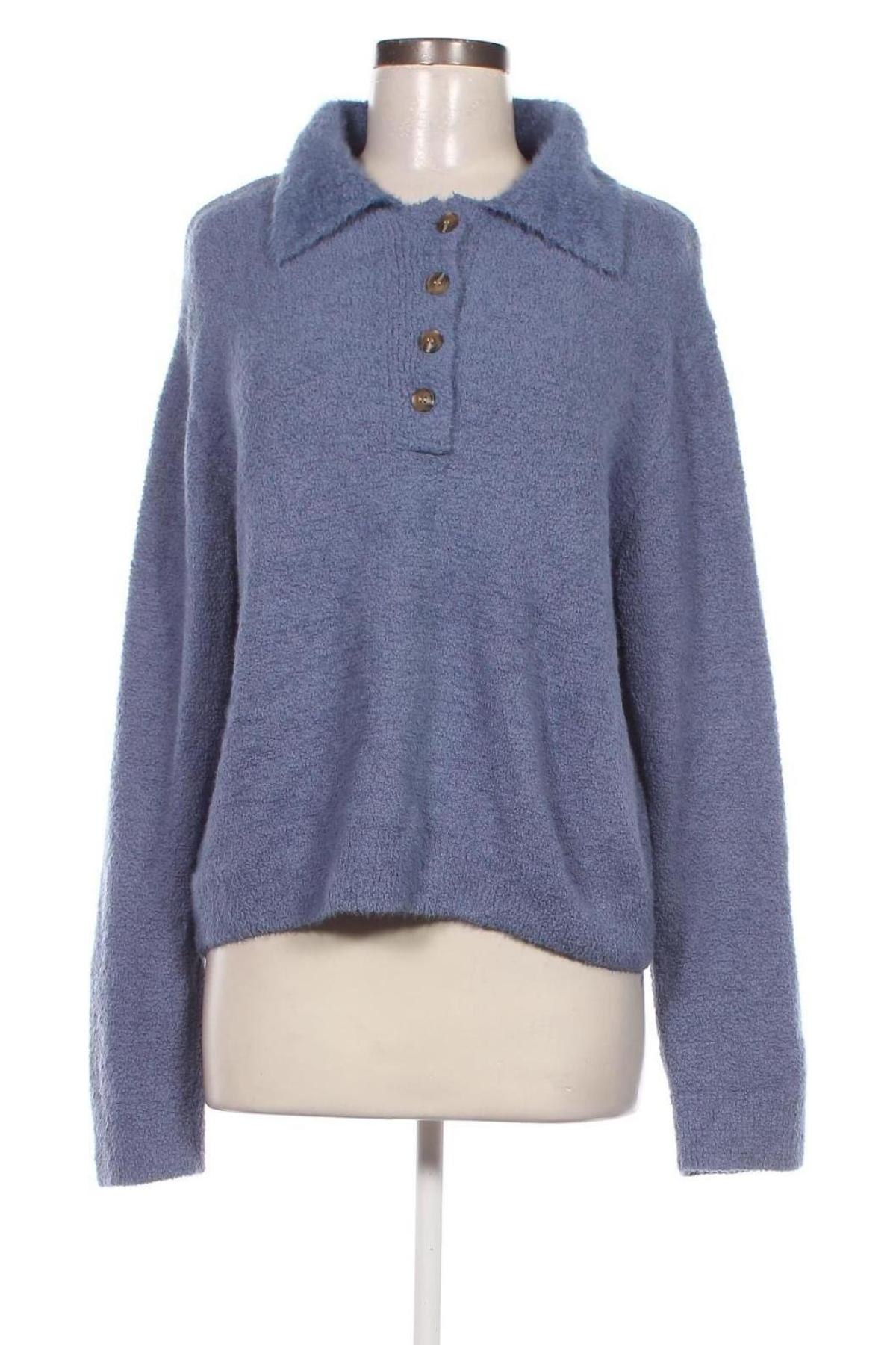 Damenpullover Pull&Bear, Größe L, Farbe Blau, Preis 7,49 €