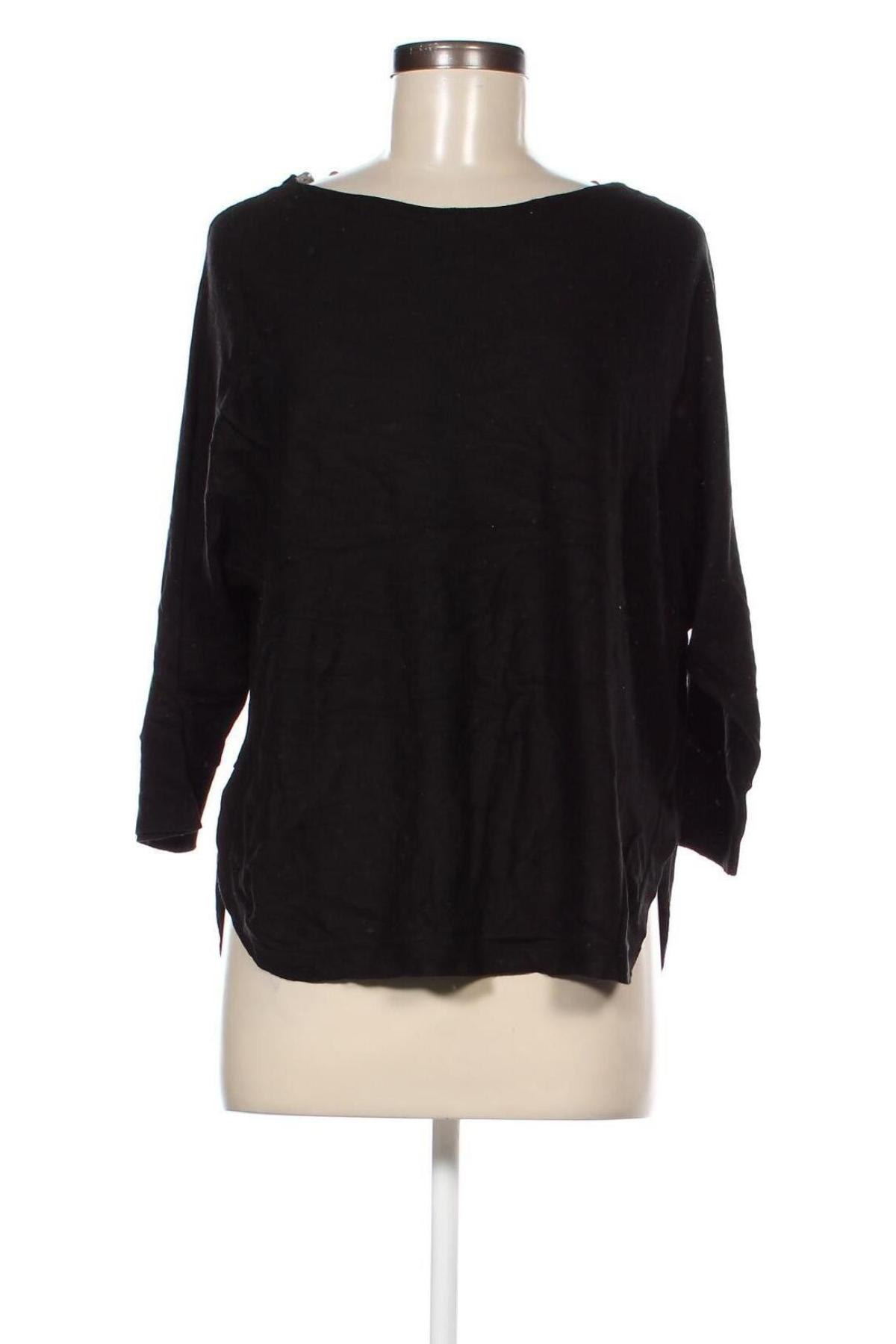 Дамски пуловер Q/S by S.Oliver, Размер L, Цвят Черен, Цена 18,86 лв.