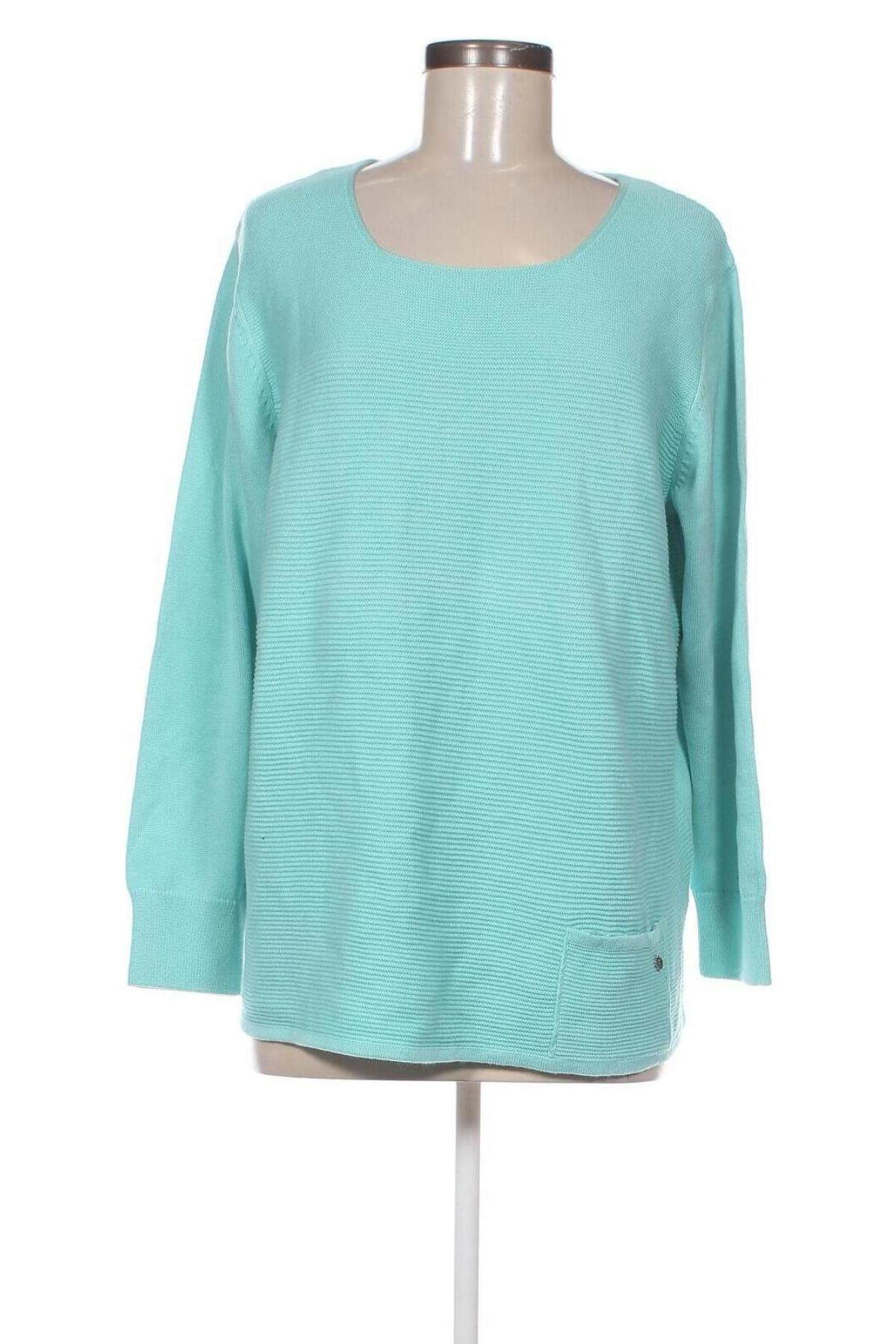 Дамски пуловер Rabe, Размер XXL, Цвят Зелен, Цена 22,55 лв.