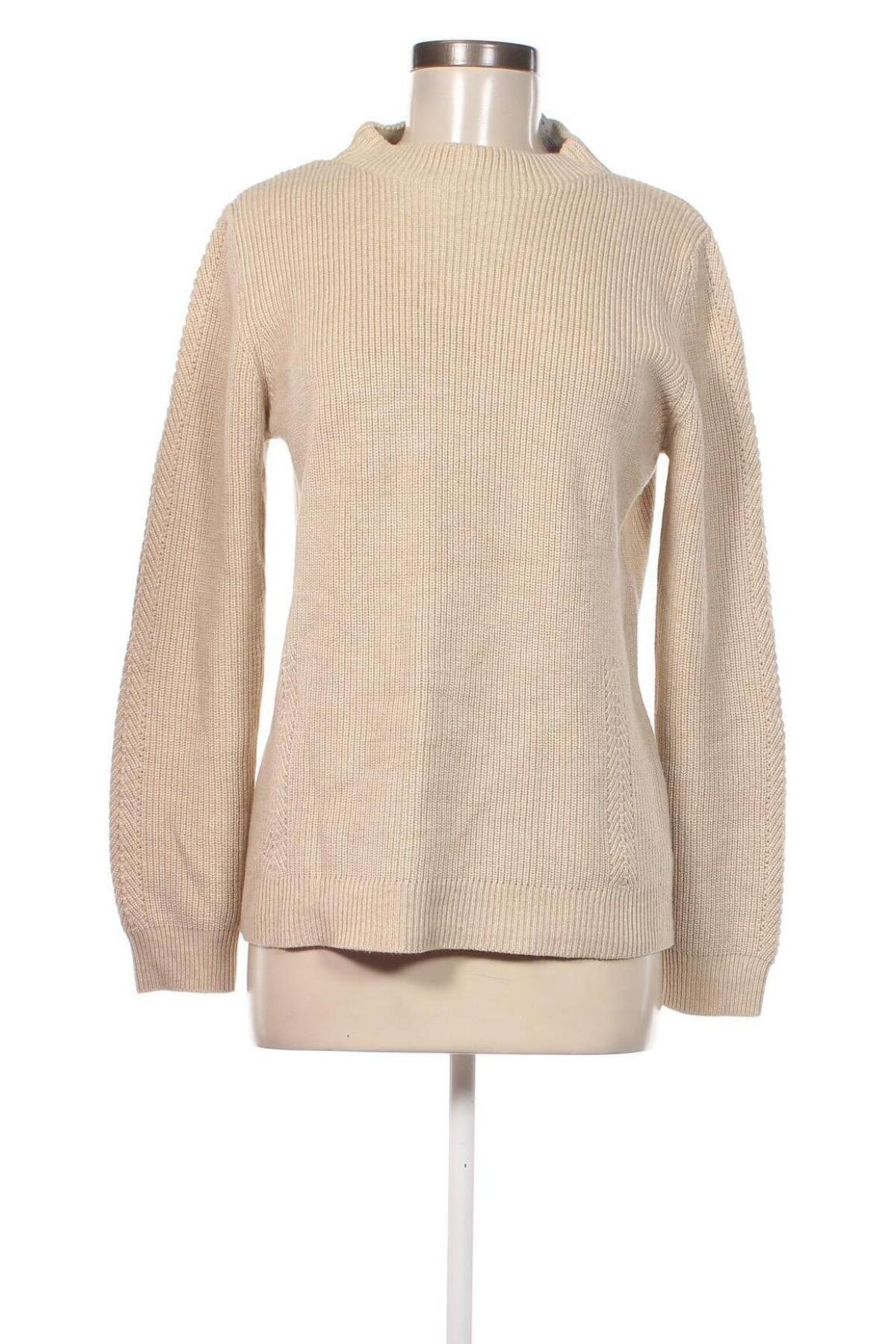 Γυναικείο πουλόβερ S.Oliver, Μέγεθος M, Χρώμα  Μπέζ, Τιμή 11,67 €