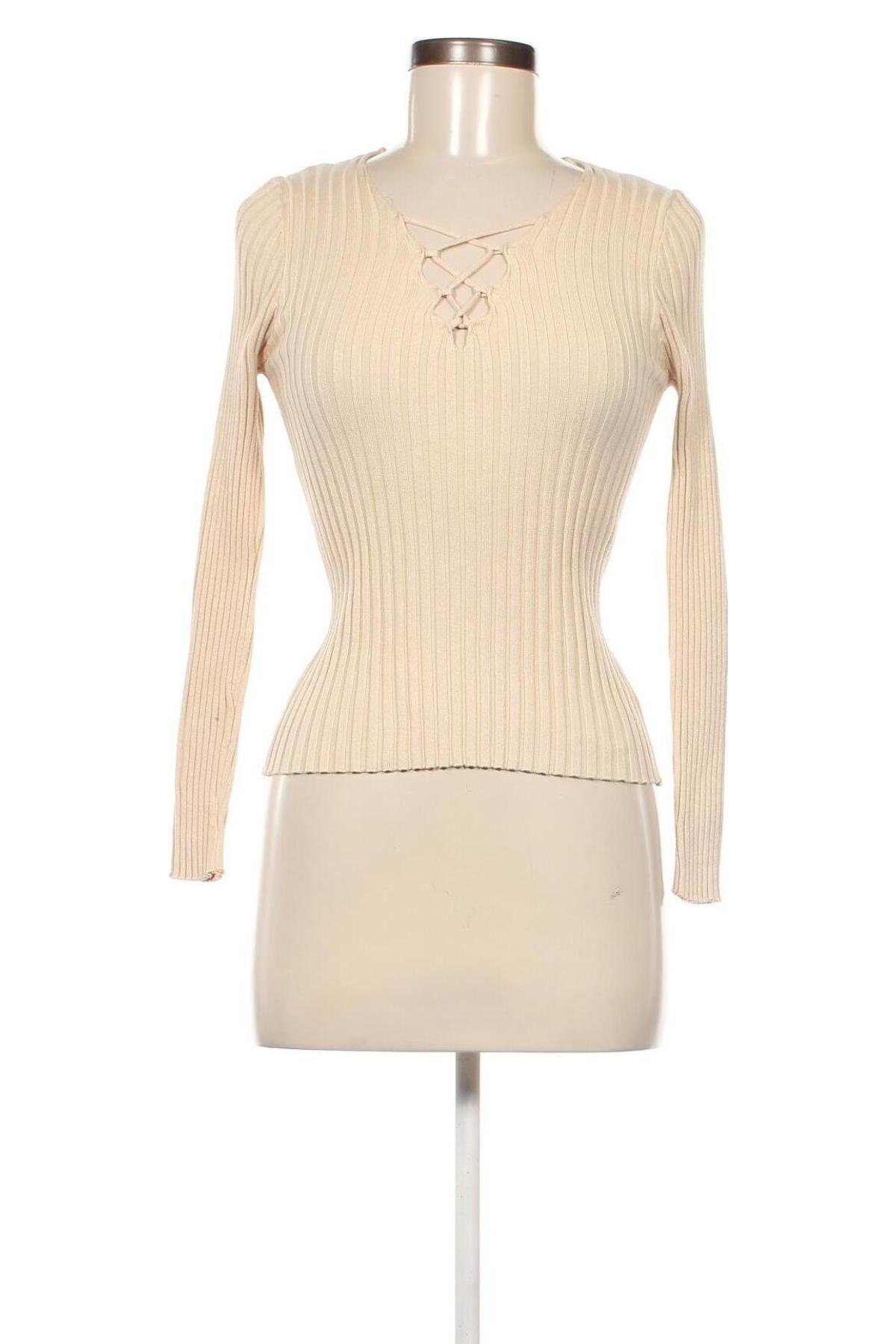 Γυναικείο πουλόβερ SHEIN, Μέγεθος S, Χρώμα  Μπέζ, Τιμή 8,25 €