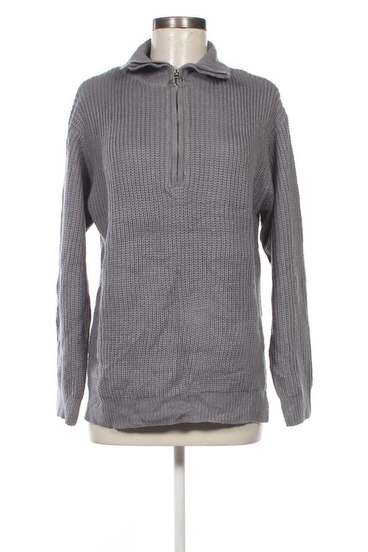 Дамски пуловер SHEIN, Размер M, Цвят Сив, Цена 13,34 лв.