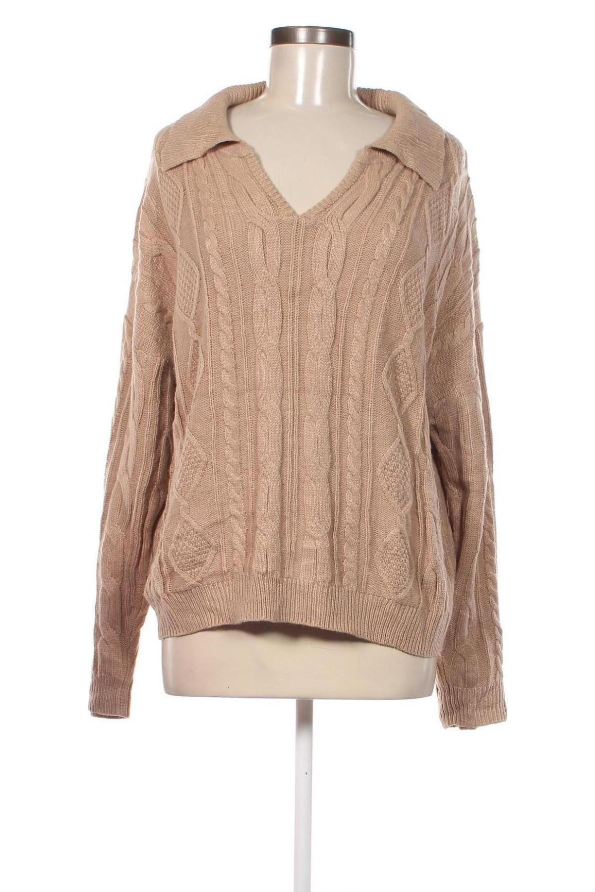 Damenpullover SHEIN, Größe M, Farbe Beige, Preis 4,49 €