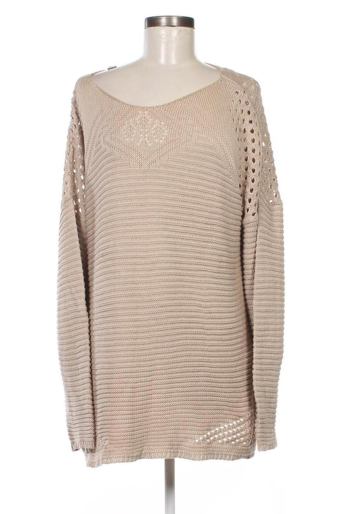 Damenpullover Save the Date, Größe XXL, Farbe Beige, Preis € 17,99