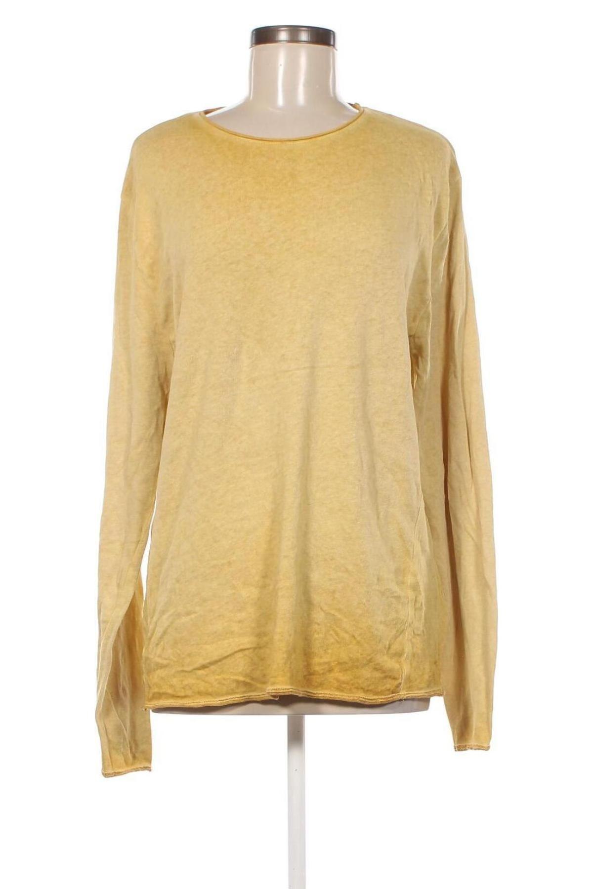 Дамски пуловер Smog, Размер L, Цвят Жълт, Цена 14,21 лв.