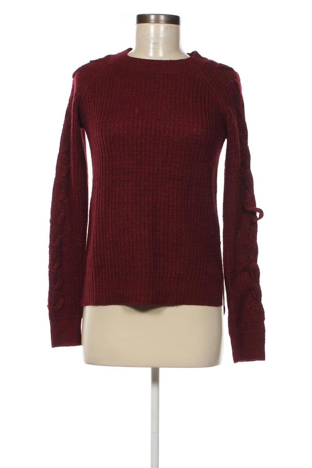 Дамски пуловер So, Размер XS, Цвят Червен, Цена 11,60 лв.