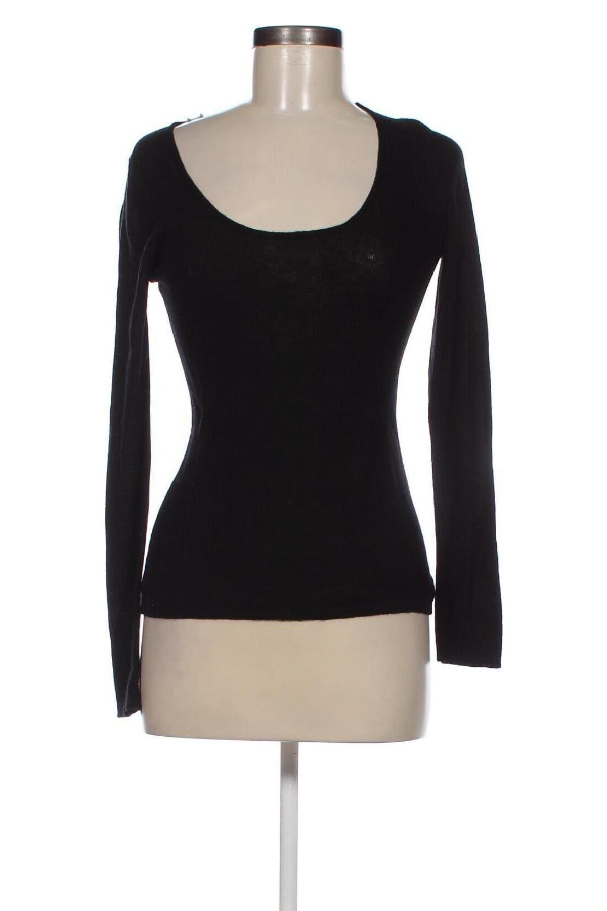 Дамски пуловер Stefanel, Размер M, Цвят Черен, Цена 180,74 лв.