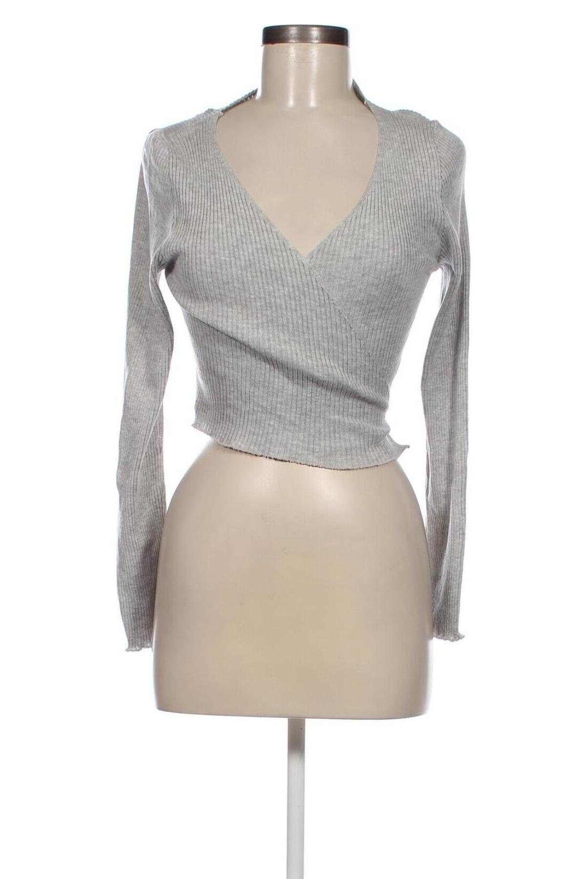 Damenpullover Stradivarius, Größe S, Farbe Grau, Preis € 7,56