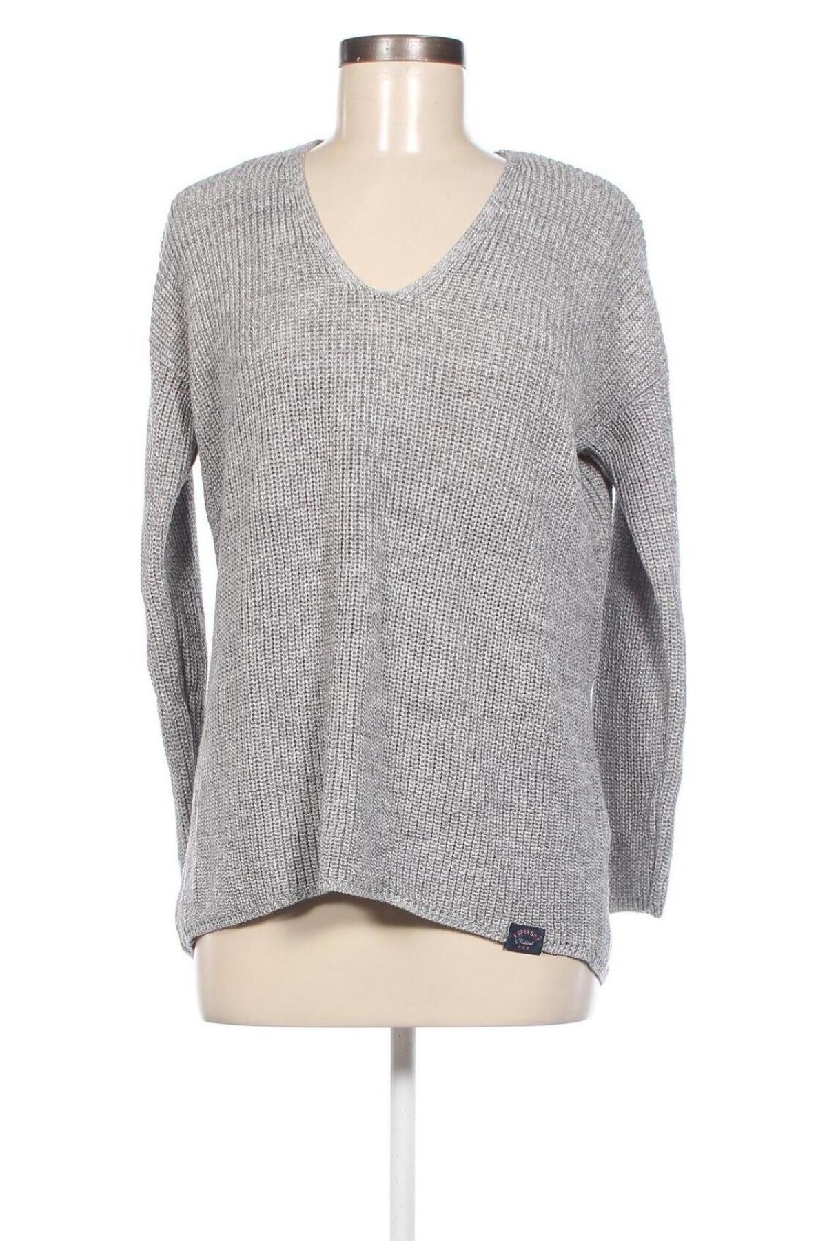 Damenpullover Superdry, Größe S, Farbe Grau, Preis 32,71 €