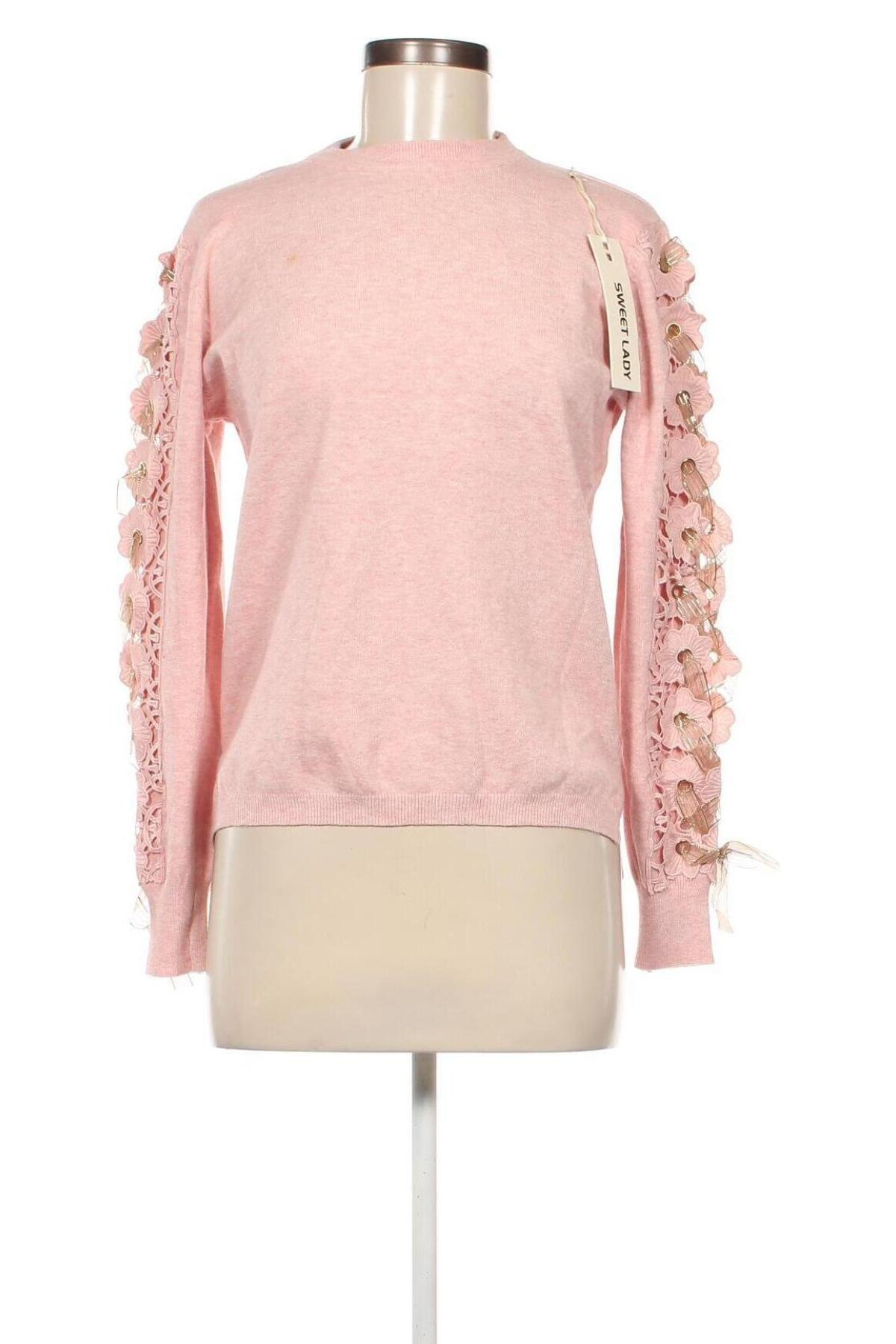 Дамски пуловер Sweet, Размер L, Цвят Розов, Цена 23,92 лв.