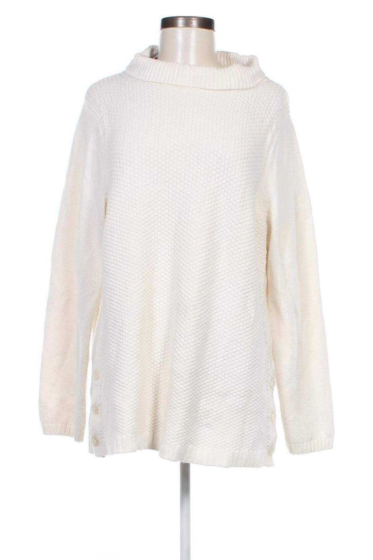 Дамски пуловер Talbots, Размер XL, Цвят Бял, Цена 17,11 лв.