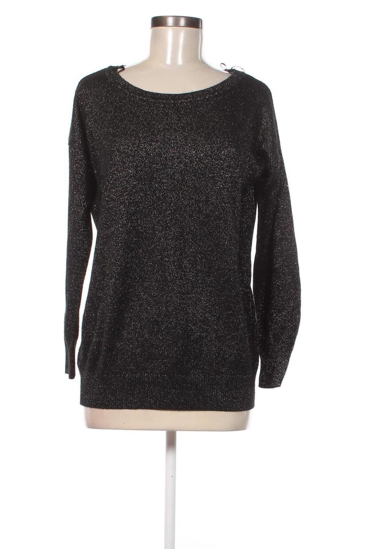 Дамски пуловер Tezenis, Размер S, Цвят Черен, Цена 14,21 лв.