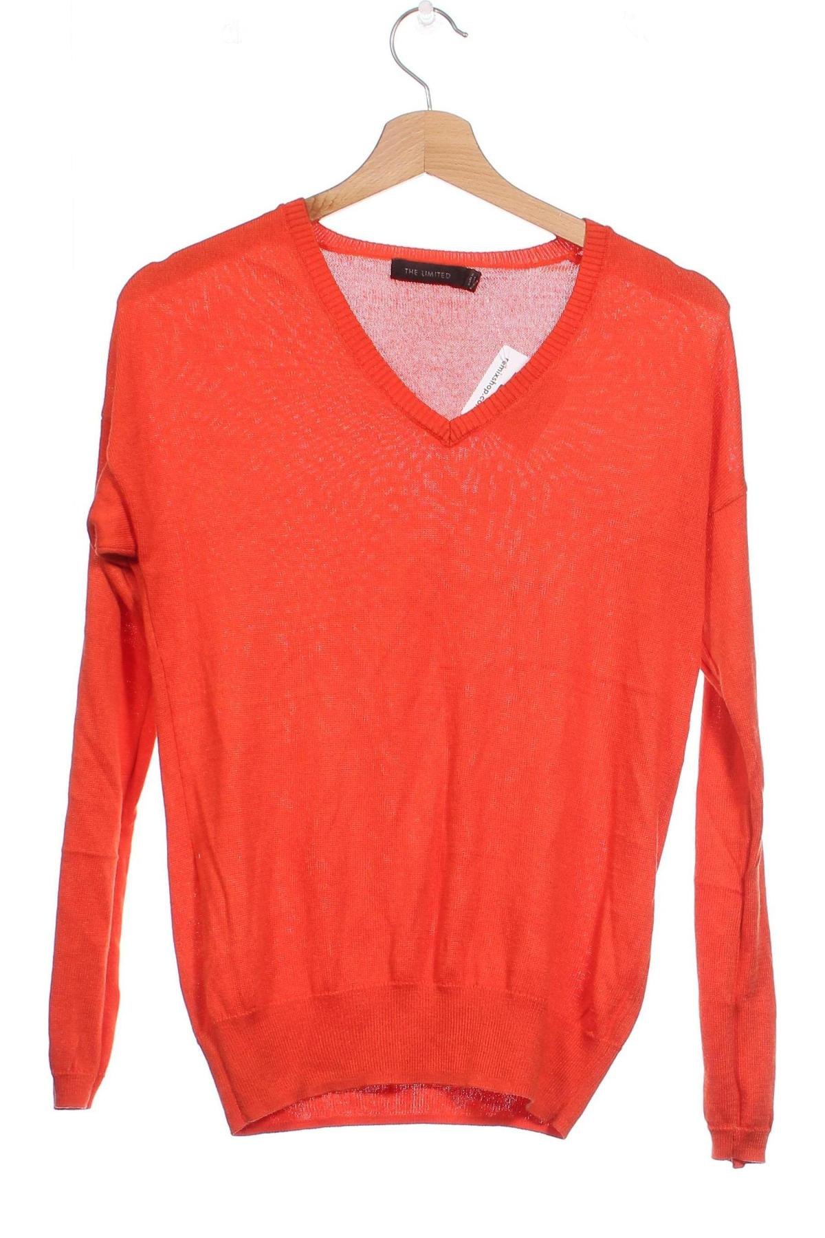 Дамски пуловер The Limited, Размер XS, Цвят Оранжев, Цена 16,53 лв.