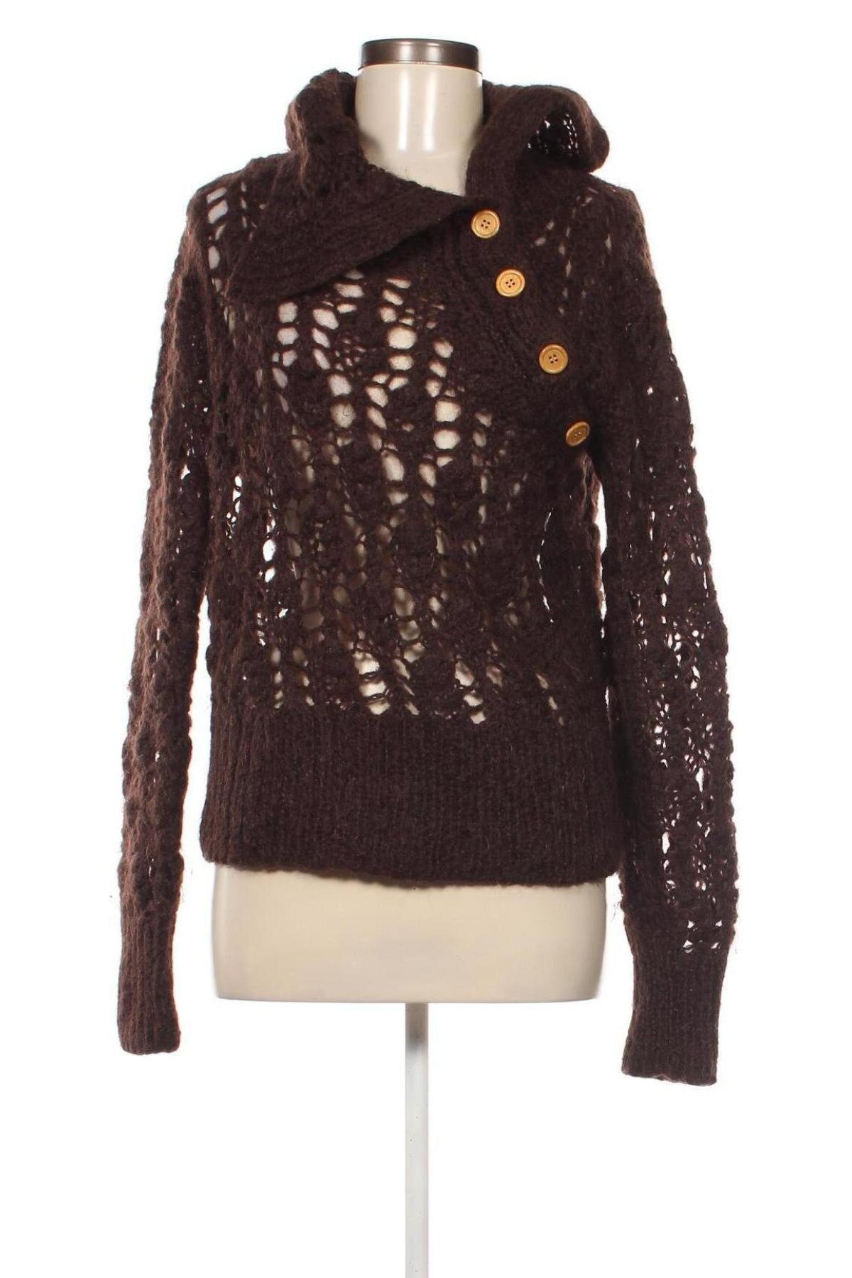 Дамски пуловер Thelin, Размер L, Цвят Кафяв, Цена 11,76 лв.