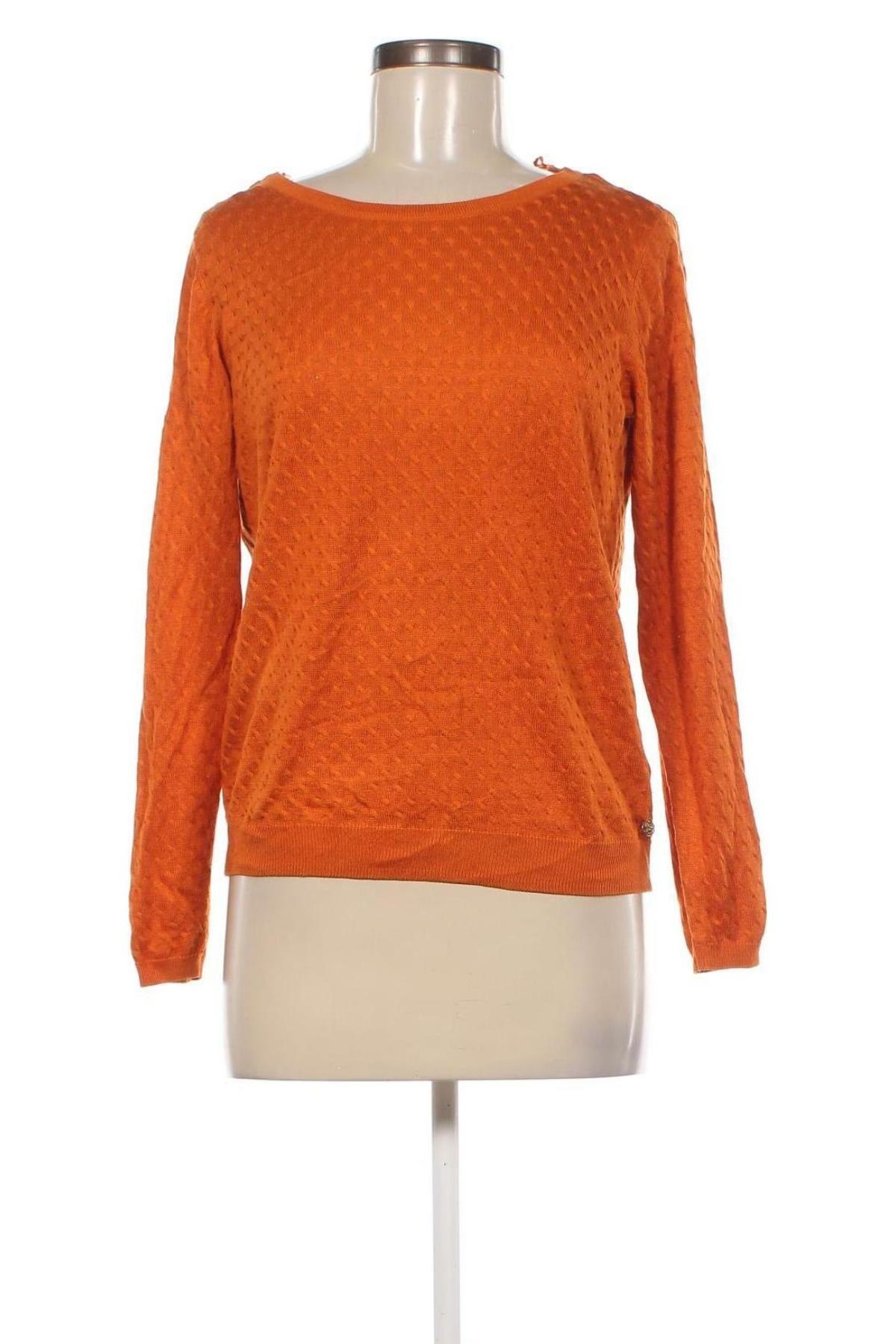 Дамски пуловер Tom Tailor, Размер M, Цвят Оранжев, Цена 16,40 лв.
