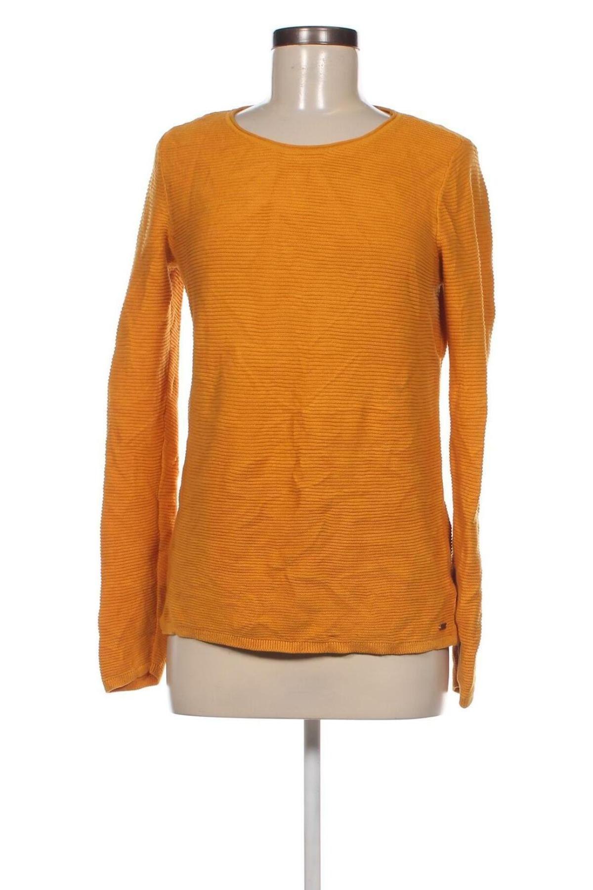 Дамски пуловер Tom Tailor, Размер S, Цвят Жълт, Цена 21,32 лв.