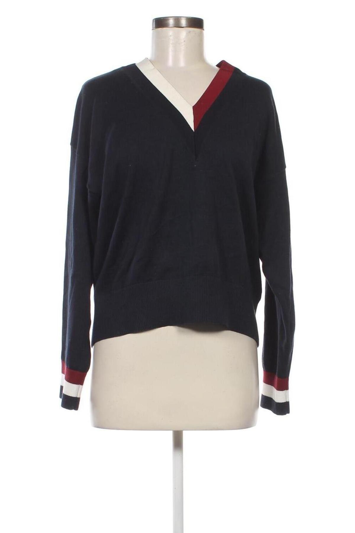 Дамски пуловер Tommy Hilfiger, Размер S, Цвят Син, Цена 149,40 лв.