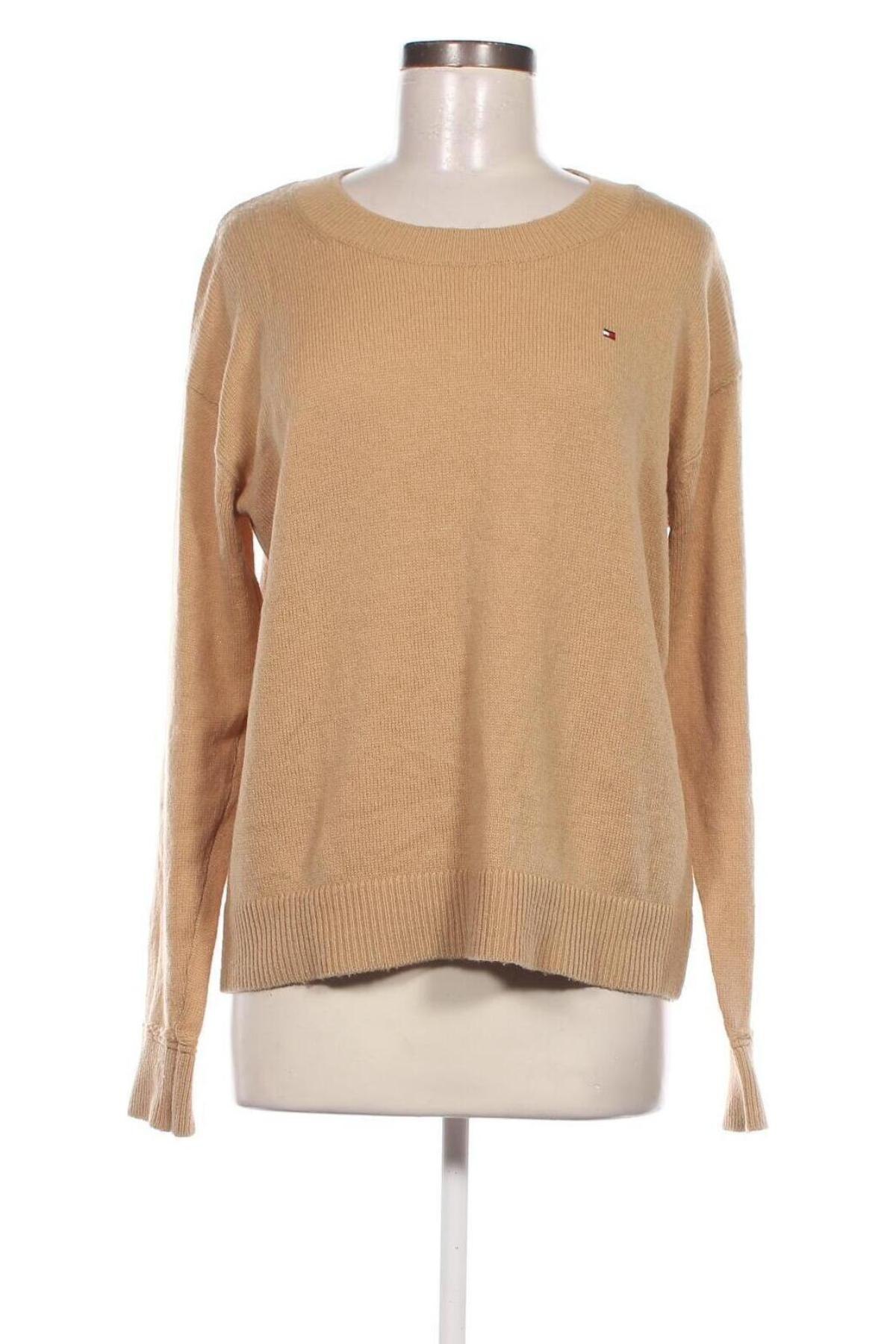 Damenpullover Tommy Hilfiger, Größe L, Farbe Braun, Preis 77,01 €