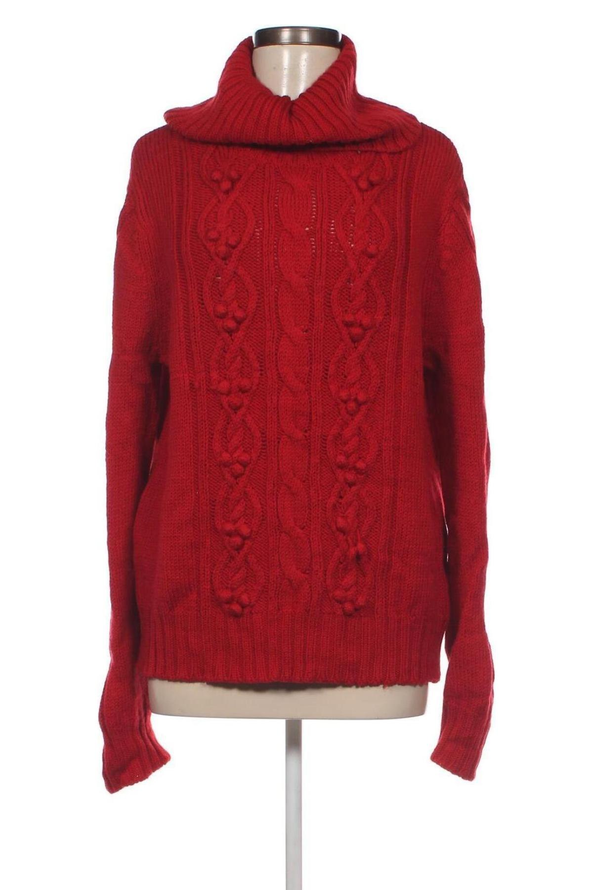 Дамски пуловер Tommy Hilfiger, Размер XXL, Цвят Червен, Цена 98,10 лв.