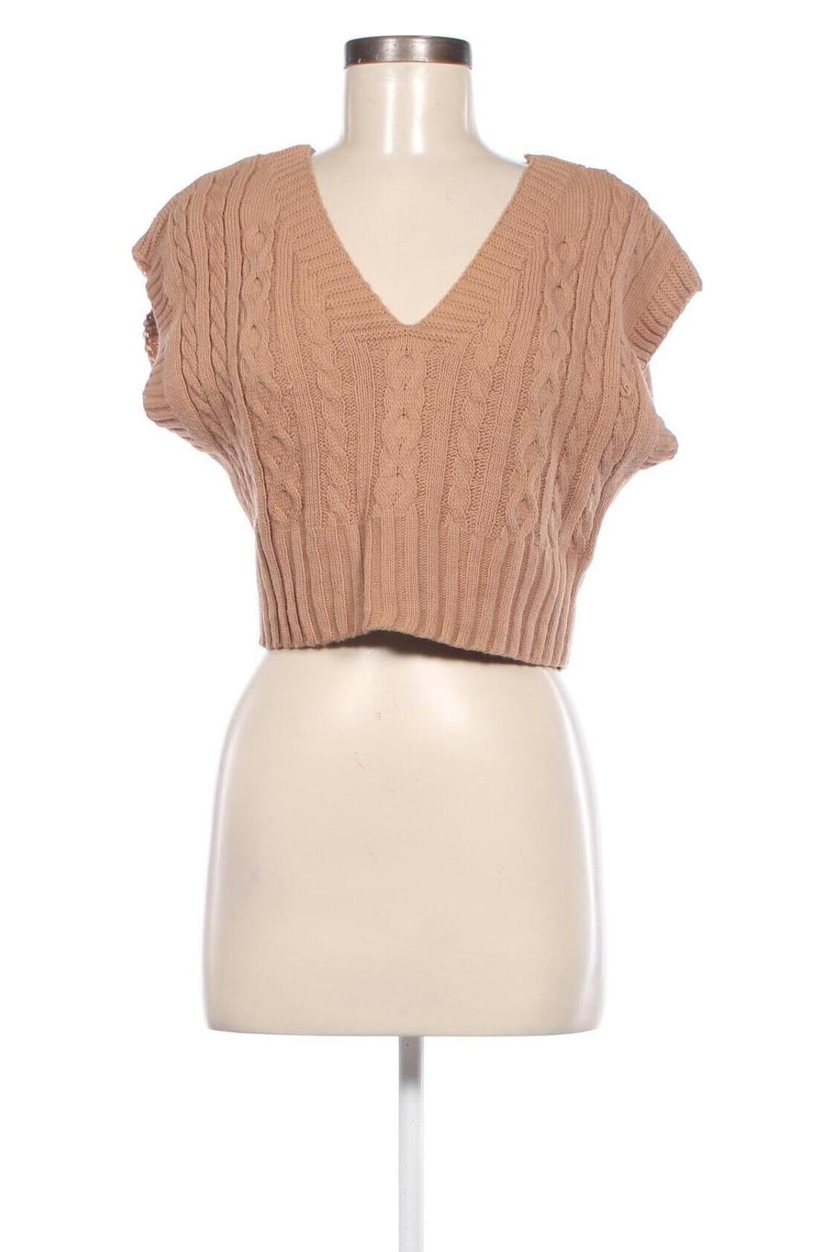 Γυναικείο πουλόβερ Trendyol, Μέγεθος M, Χρώμα  Μπέζ, Τιμή 5,07 €