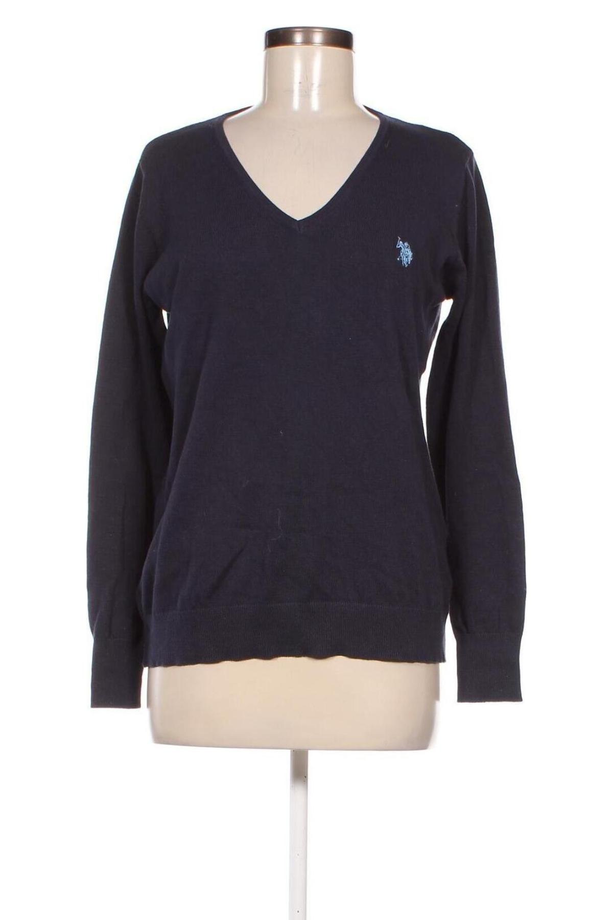 Дамски пуловер U.S. Polo Assn., Размер XL, Цвят Син, Цена 43,40 лв.