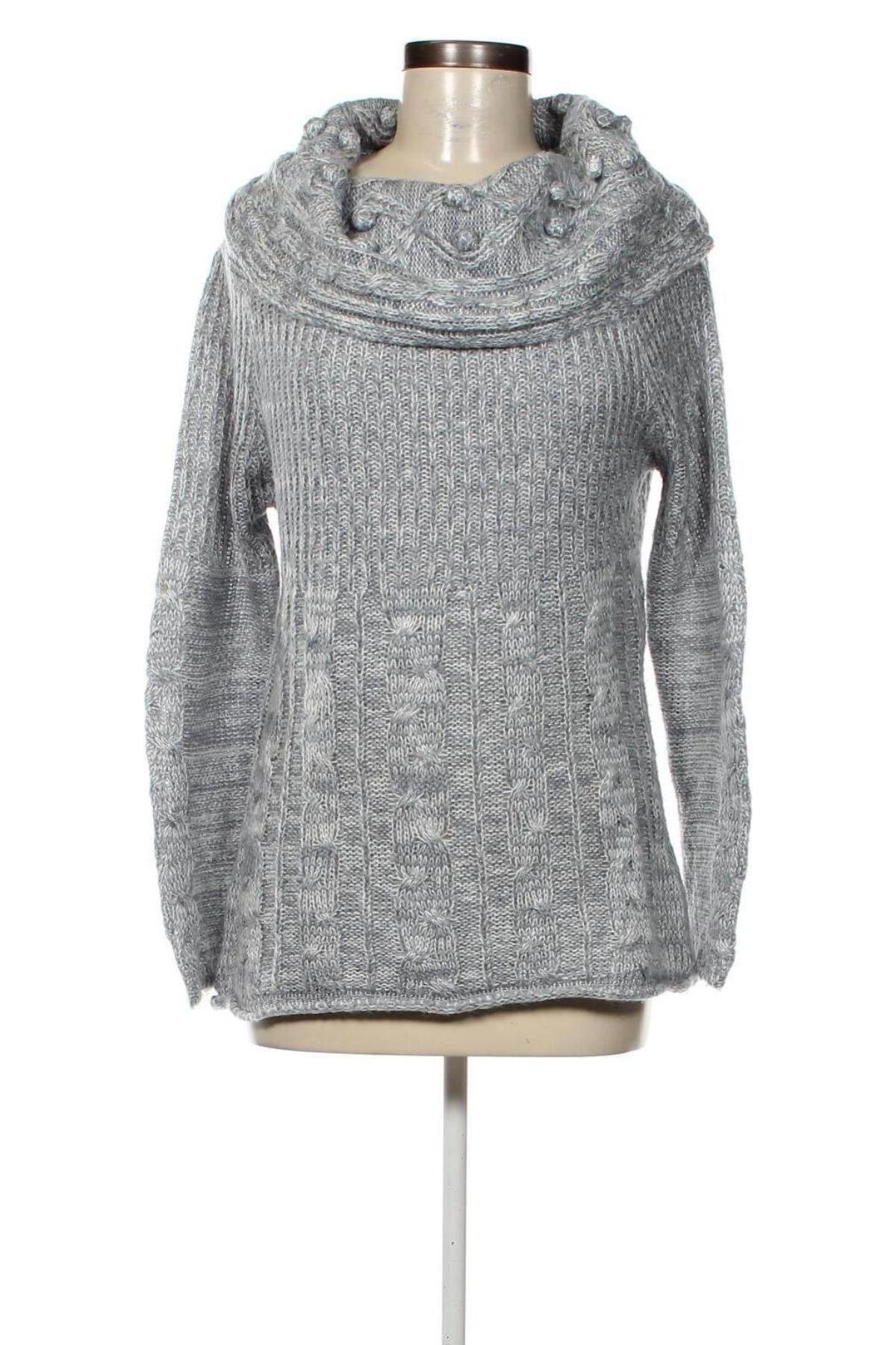 Дамски пуловер Usha, Размер S, Цвят Сив, Цена 59,52 лв.