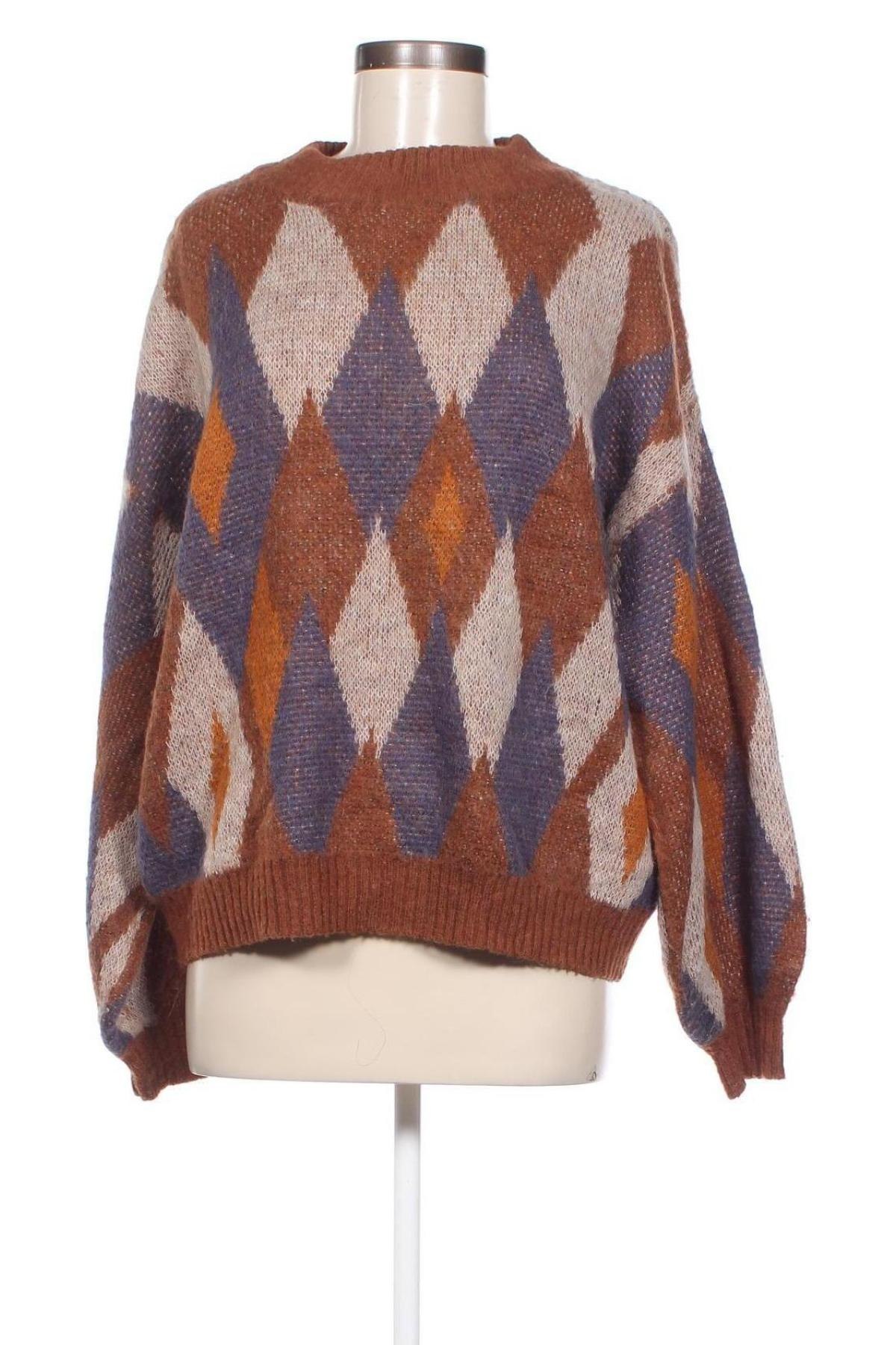 Дамски пуловер VILA, Размер L, Цвят Многоцветен, Цена 11,88 лв.