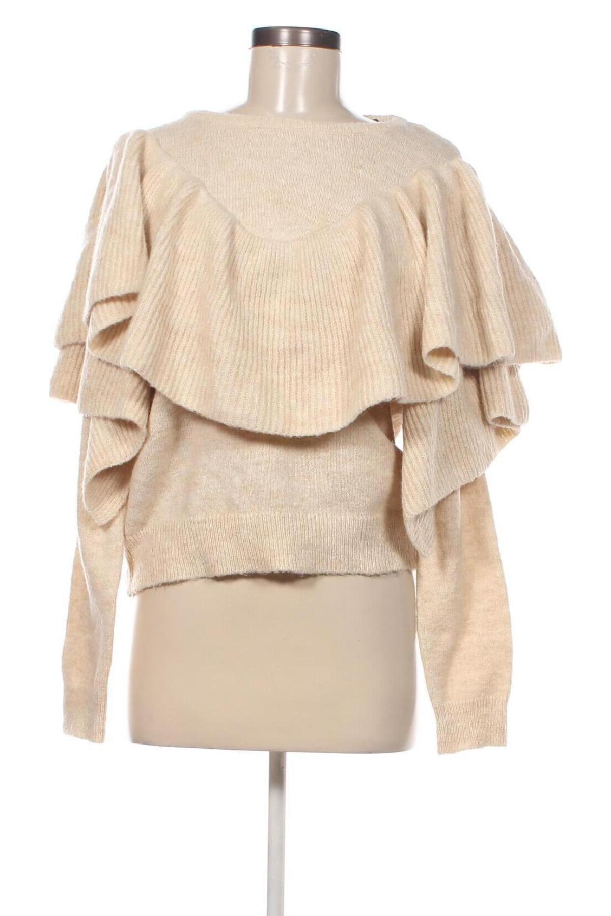 Γυναικείο πουλόβερ VILA, Μέγεθος S, Χρώμα  Μπέζ, Τιμή 8,18 €