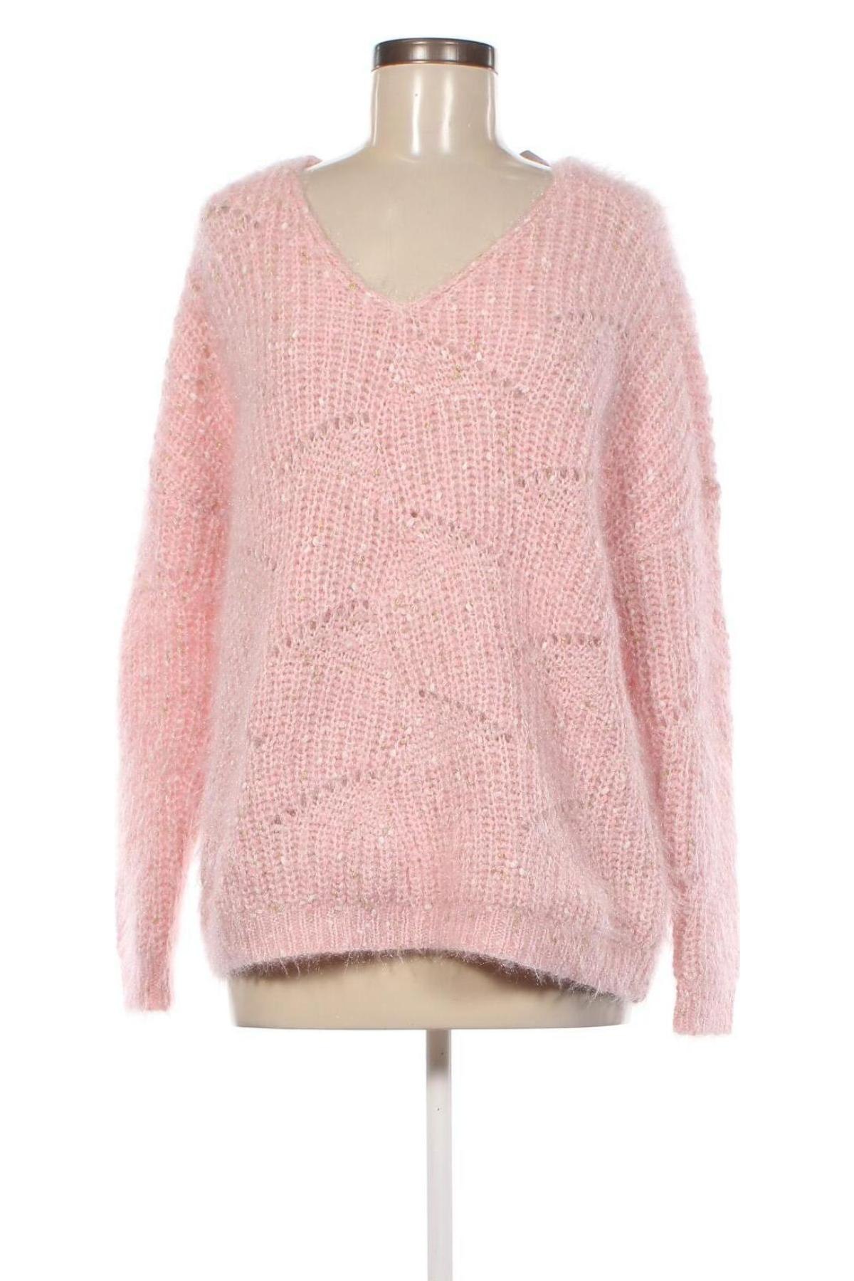 Γυναικείο πουλόβερ Vero Moda, Μέγεθος M, Χρώμα Ρόζ , Τιμή 8,68 €